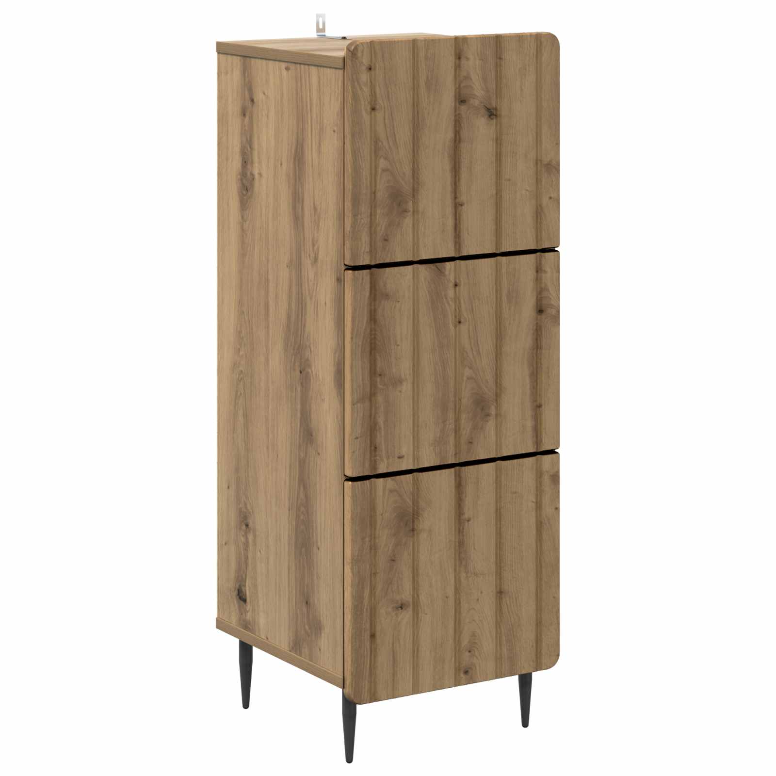 vidaXL Ladenkast Zwart 33 x 34,5 x 92 cm Bewerkt hout
