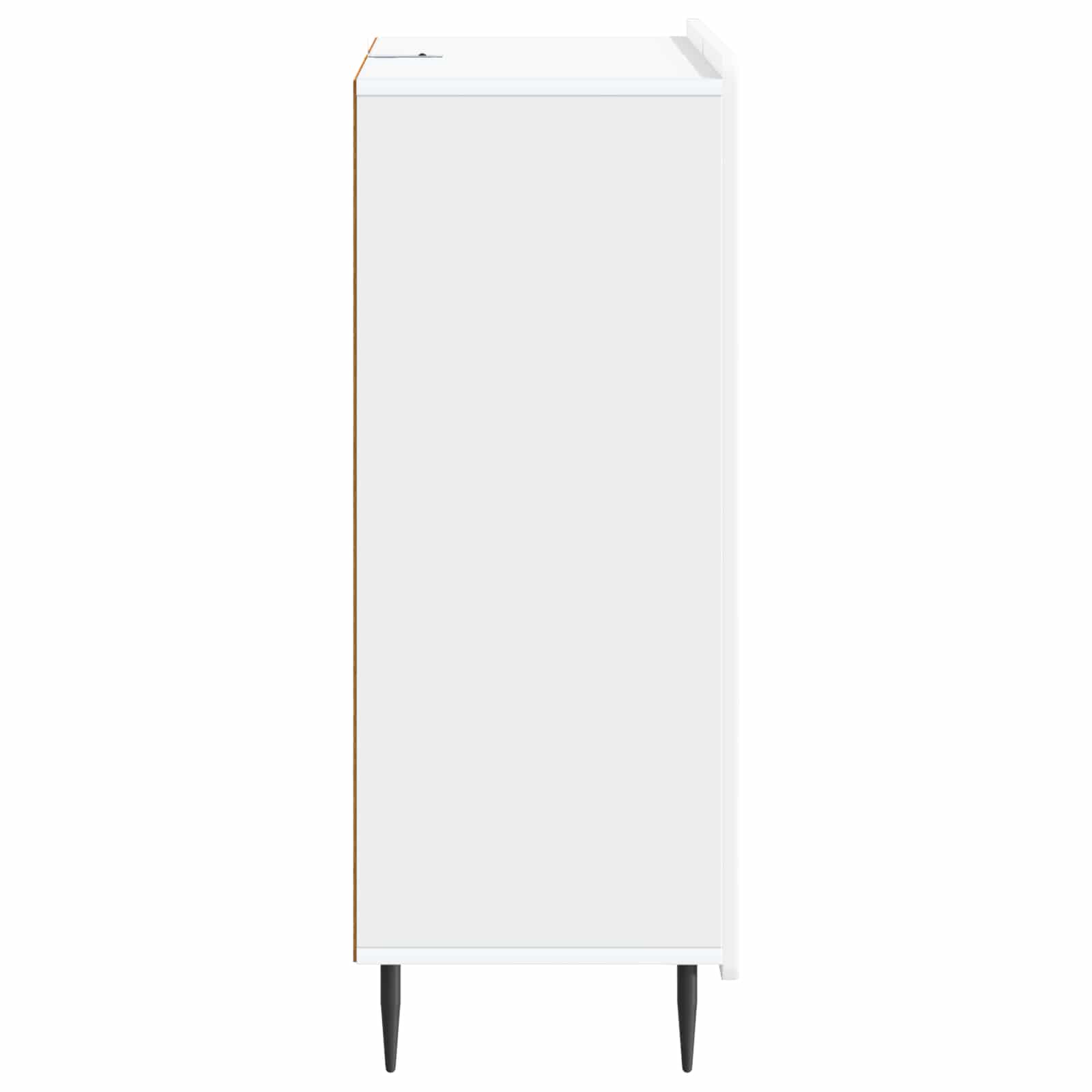 vidaXL Dressoir met lade Zwart 66 x 34,5 x 91,5 cm Bewerkt hout