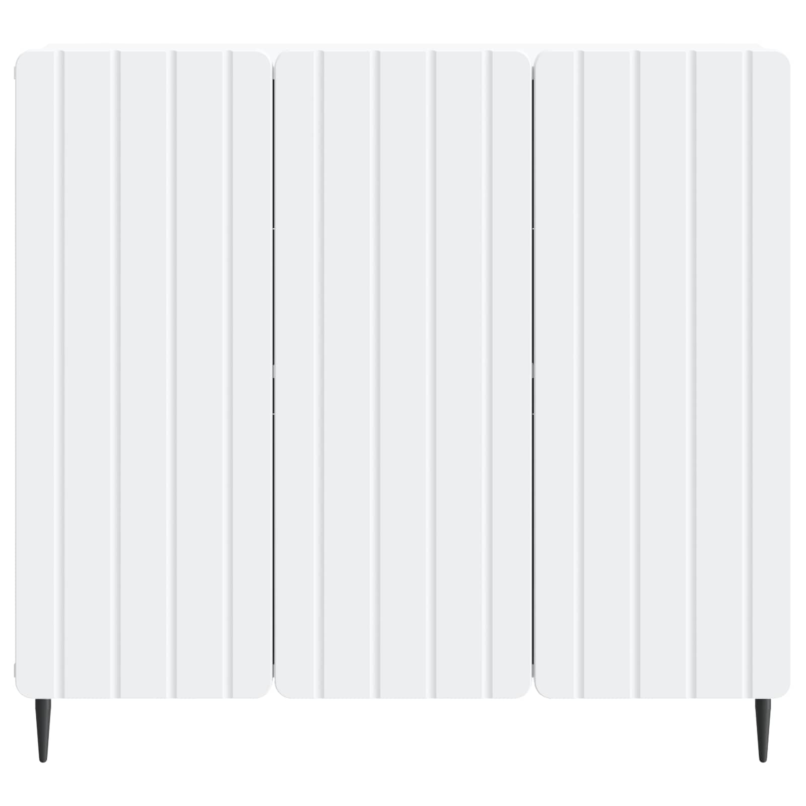 vidaXL Dressoir Zwart 89 x 34,5 x 82 cm Bewerkt hout
