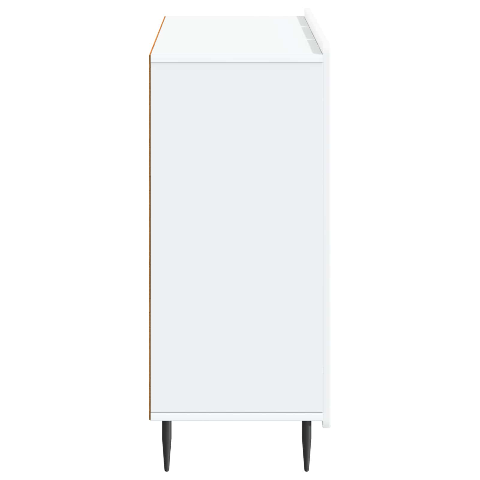 vidaXL Dressoir Zwart 89 x 34,5 x 82 cm Bewerkt hout