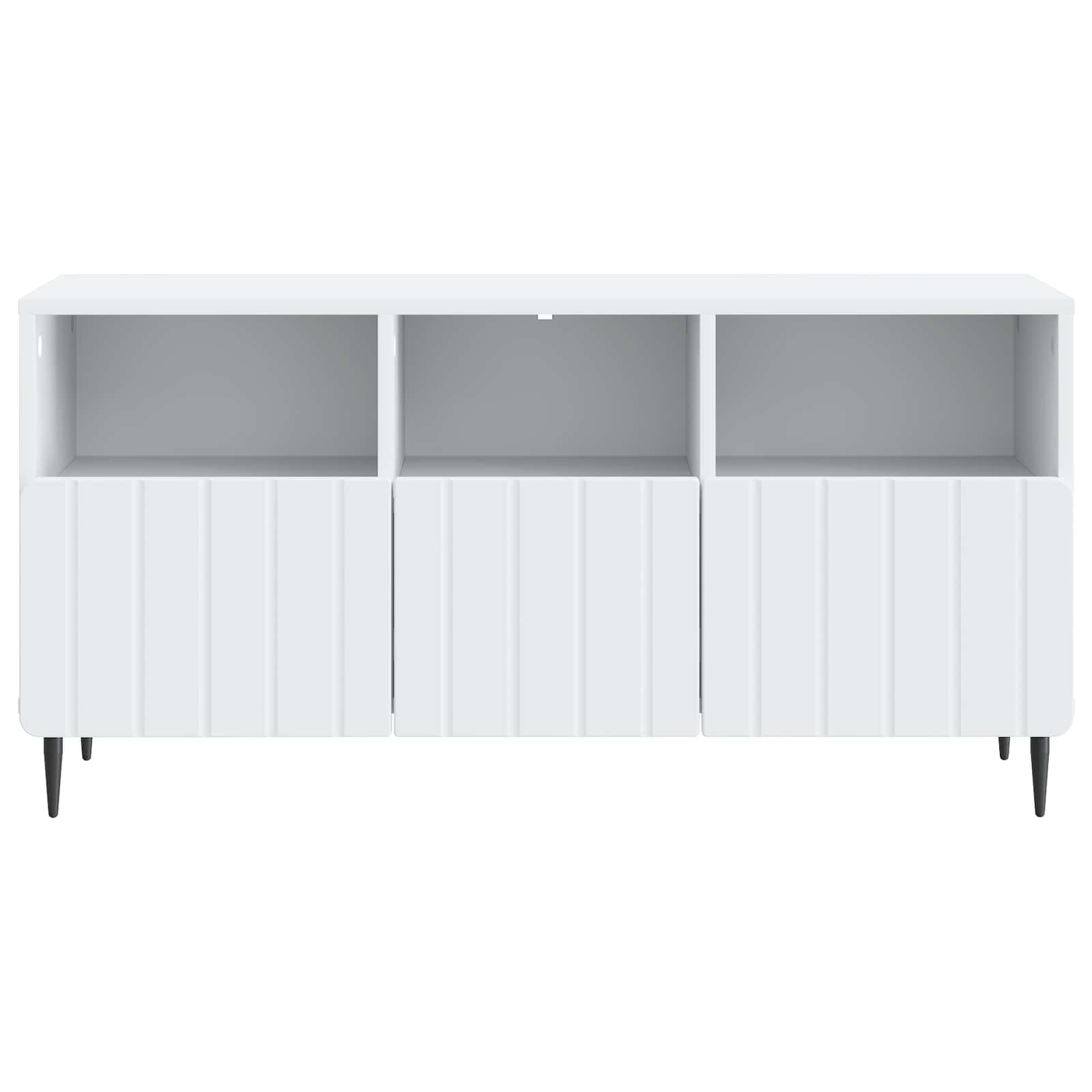 vidaXL TV-kast met lade Zwart 102 x 34,5 x 50 cm Bewerkt hout