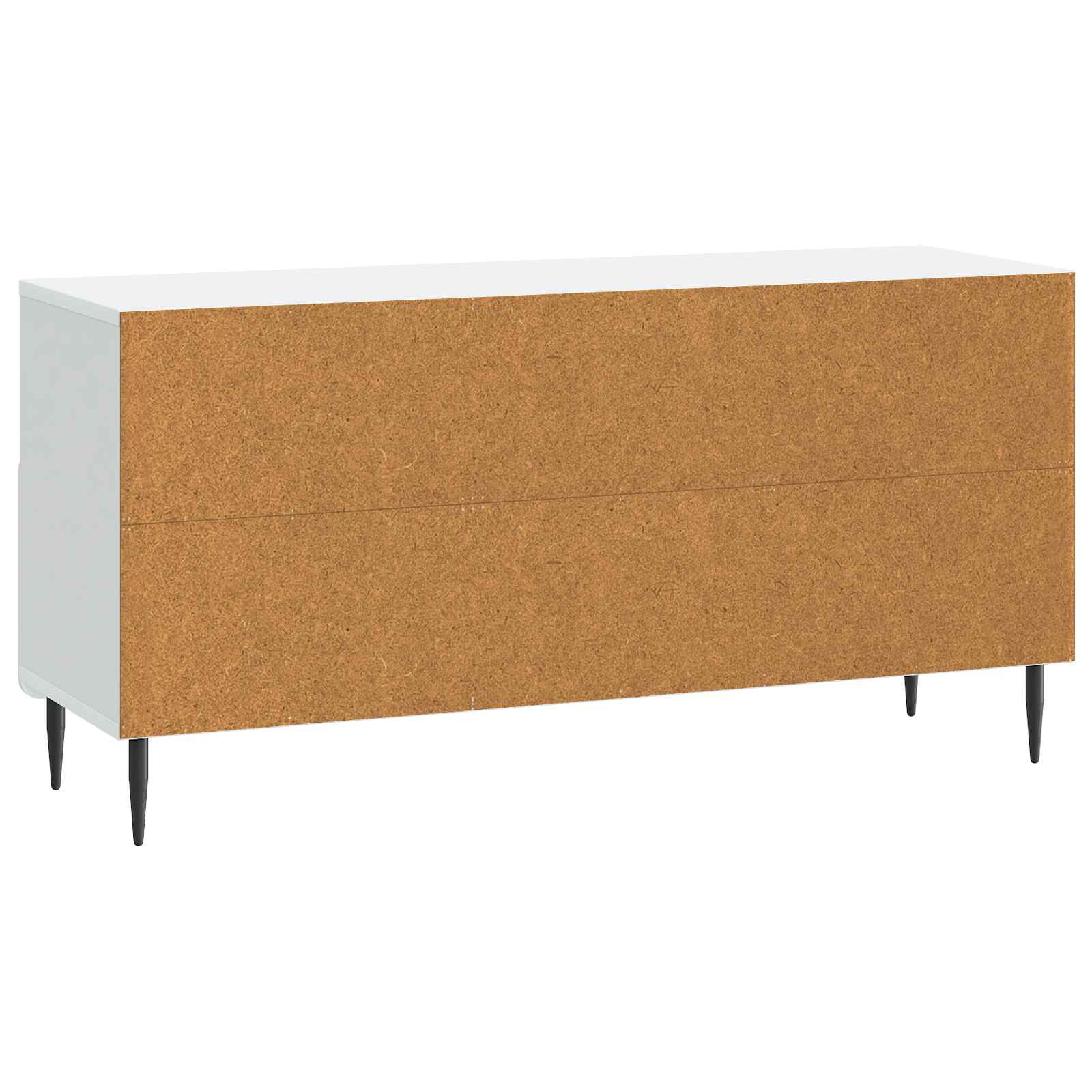 vidaXL TV-kast met lade Zwart 102 x 34,5 x 50 cm Bewerkt hout