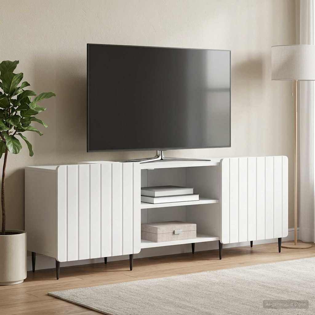 vidaXL TV-kast Wit 150 x 31 x 52 cm Bewerkt hout