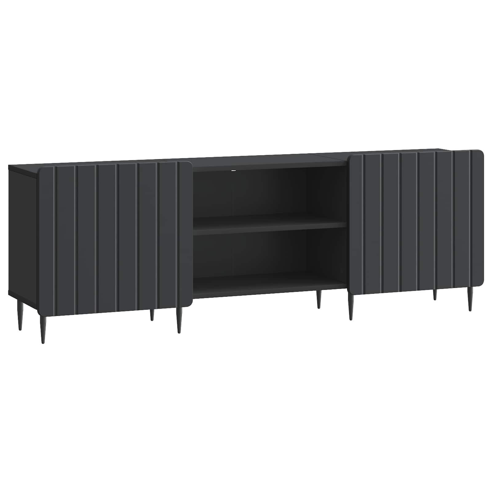 vidaXL TV-kast Wit 150 x 31 x 52 cm Bewerkt hout