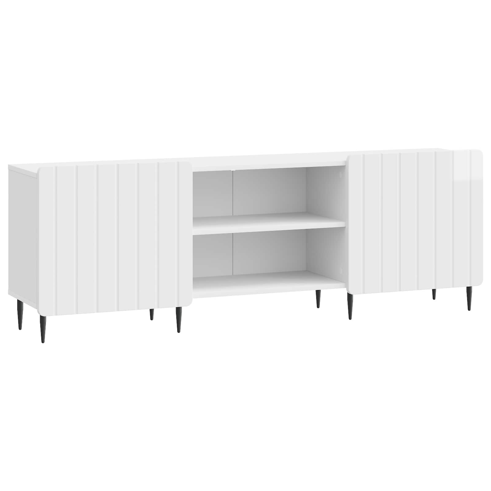 vidaXL TV-kast Wit 150 x 31 x 52 cm Bewerkt hout