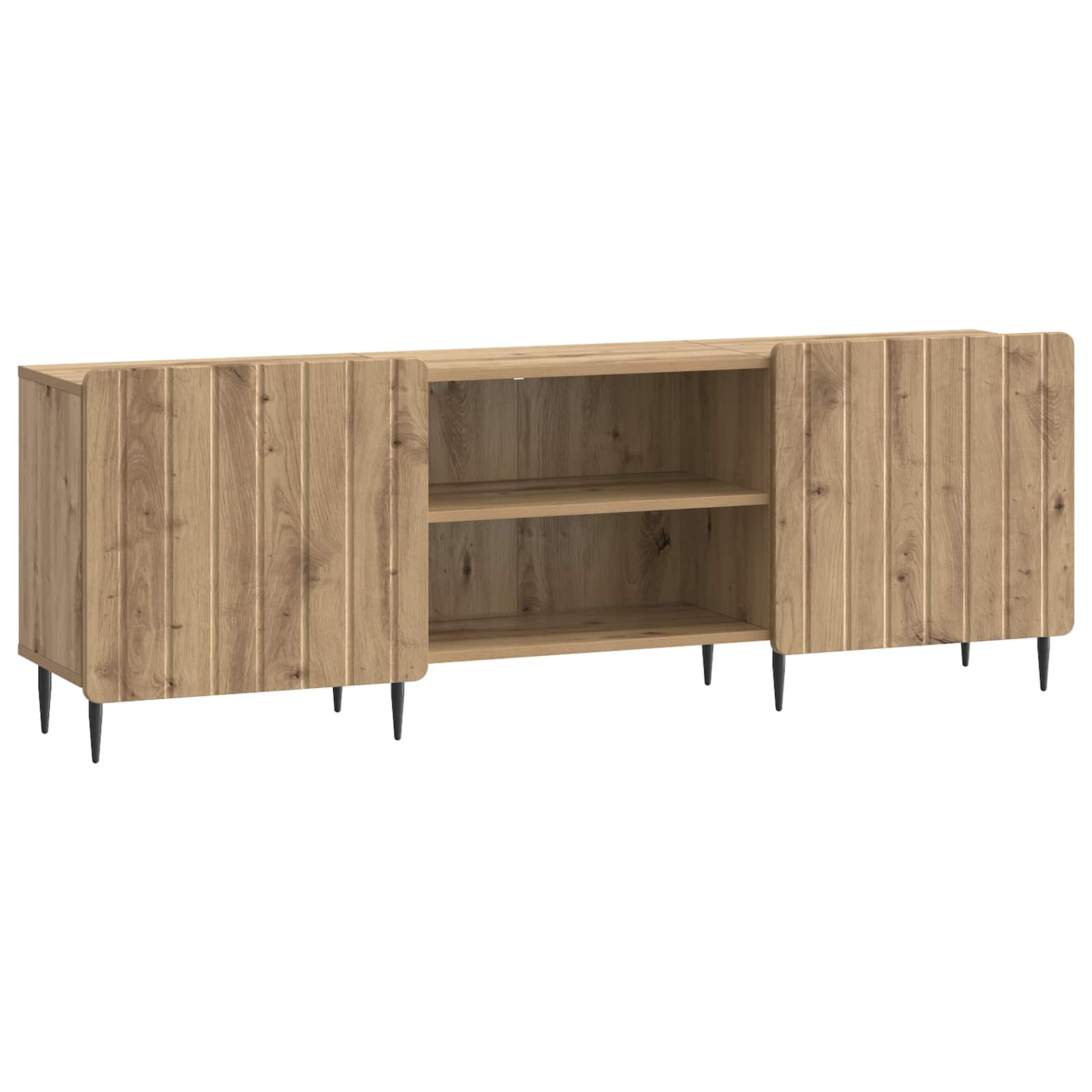 vidaXL TV-kast Wit 150 x 31 x 52 cm Bewerkt hout