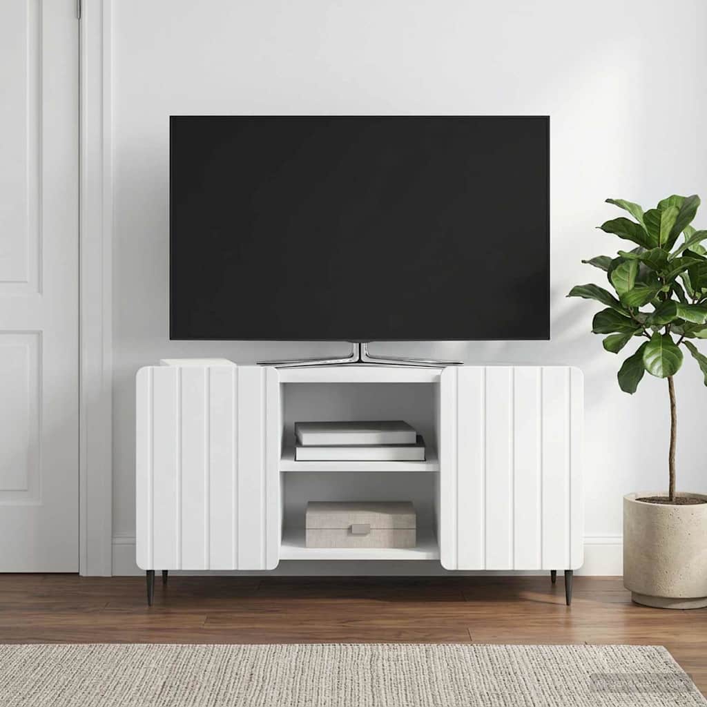 vidaXL TV-kast Zwart 102 x 34,5 x 52 cm Bewerkt hout