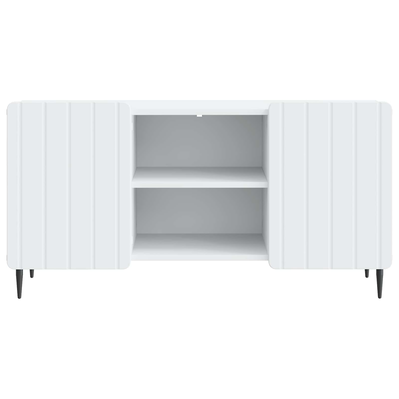 vidaXL TV-kast Zwart 102 x 34,5 x 52 cm Bewerkt hout