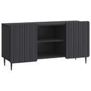 vidaXL TV-kast Zwart 102 x 34,5 x 52 cm Bewerkt hout