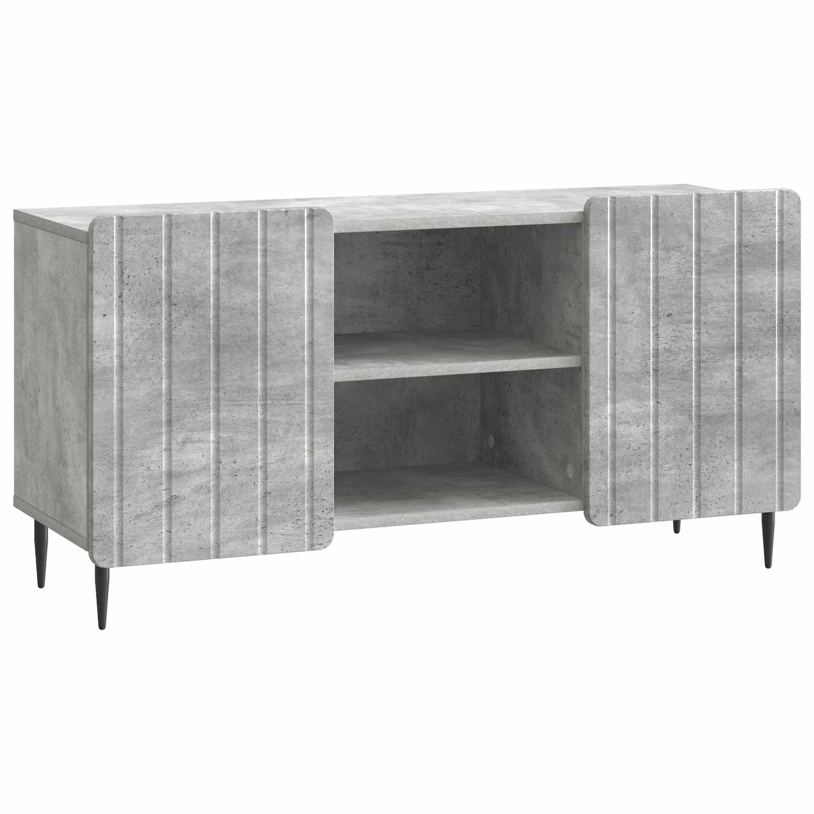 vidaXL TV-kast Zwart 102 x 34,5 x 52 cm Bewerkt hout