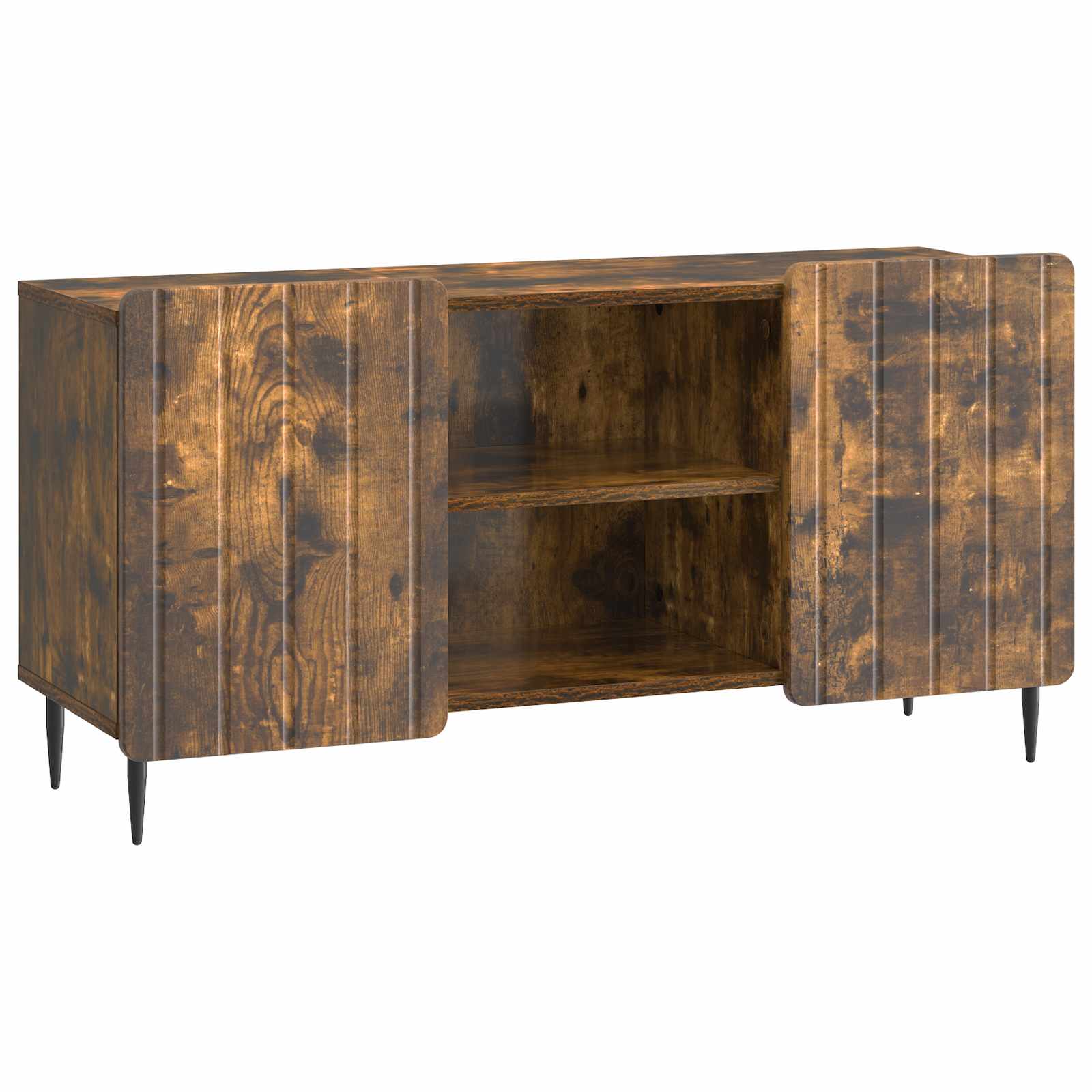 vidaXL TV-kast Zwart 102 x 34,5 x 52 cm Bewerkt hout