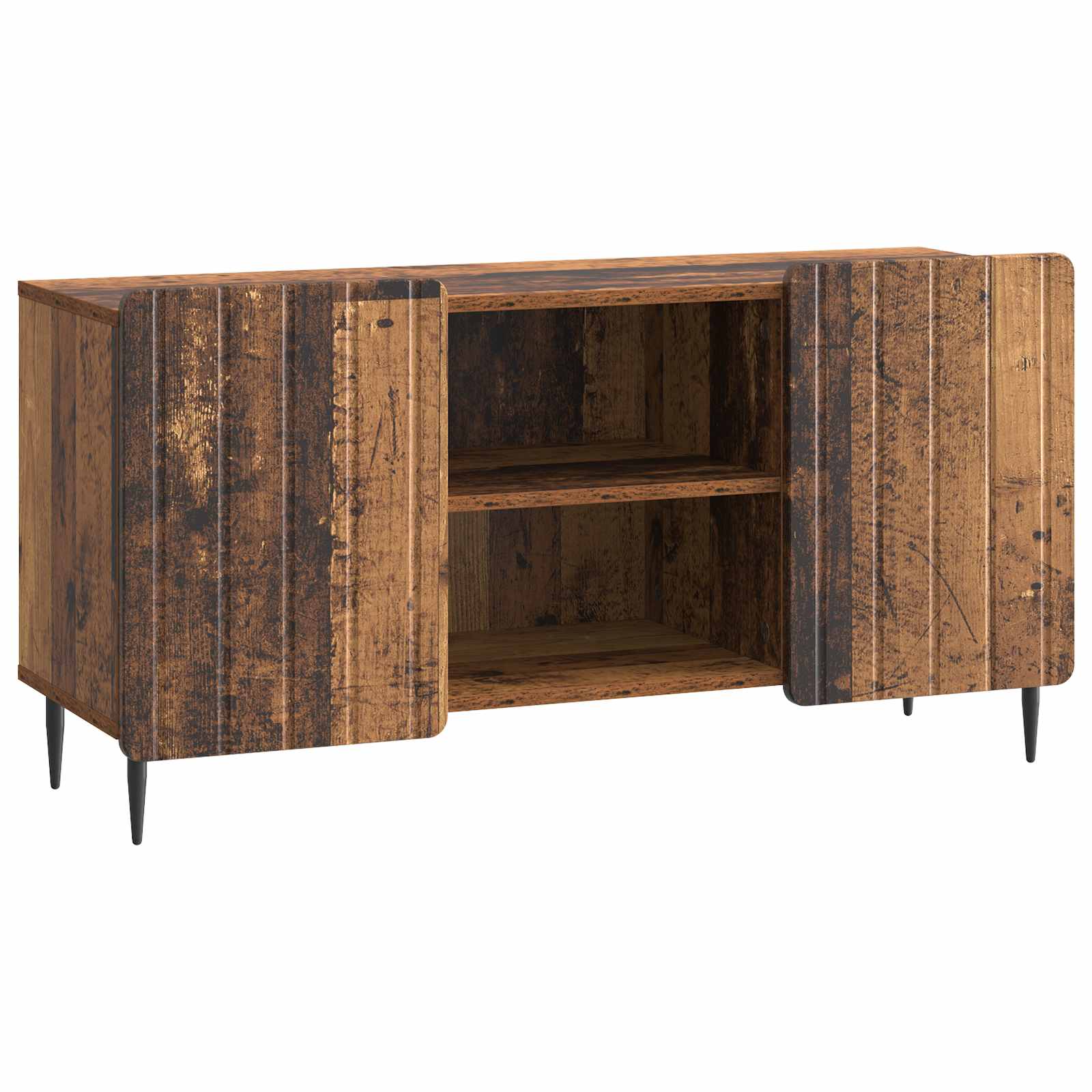 vidaXL TV-kast Zwart 102 x 34,5 x 52 cm Bewerkt hout