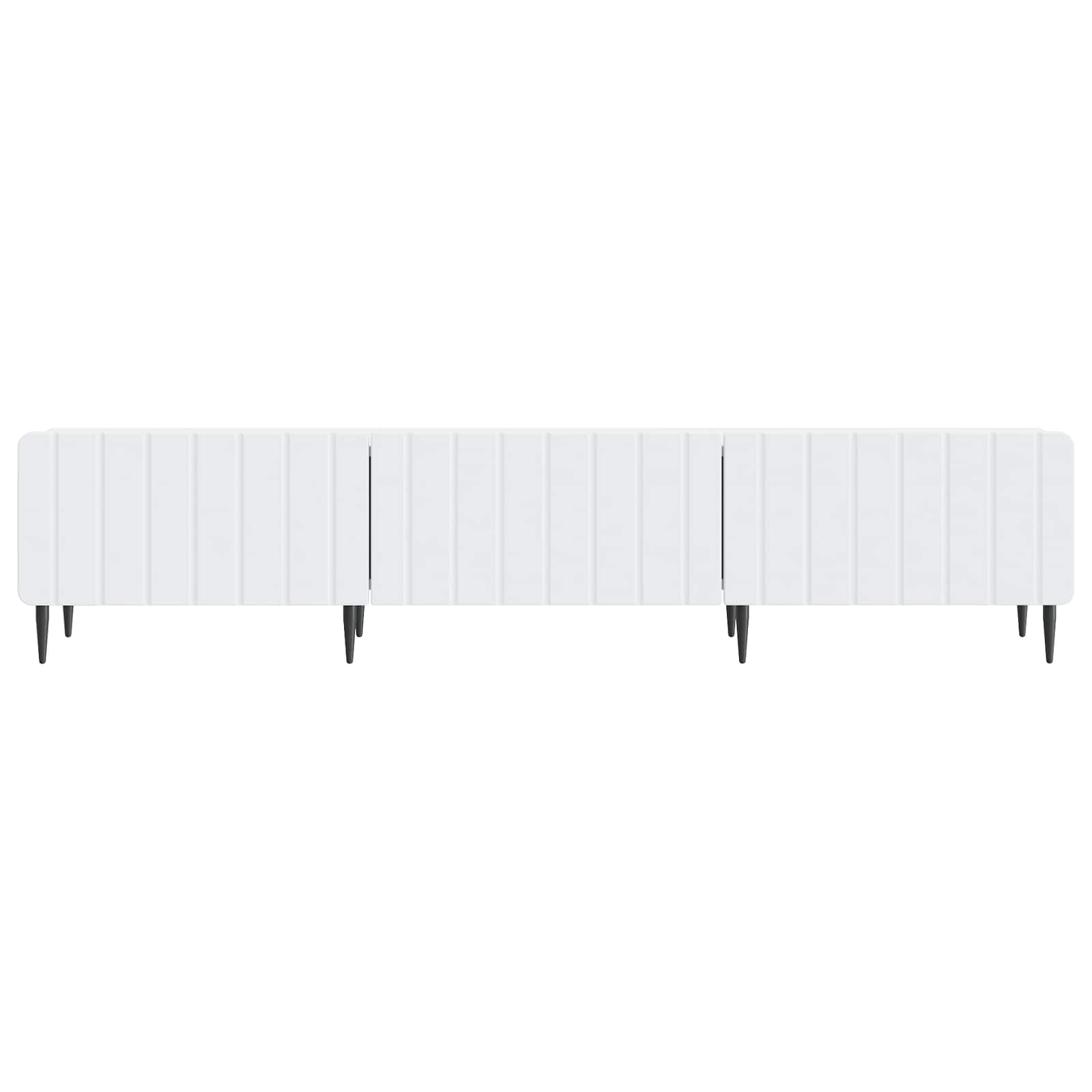 vidaXL TV-kast met lade Zwart 147 x 34,5 x 32 cm Bewerkt hout