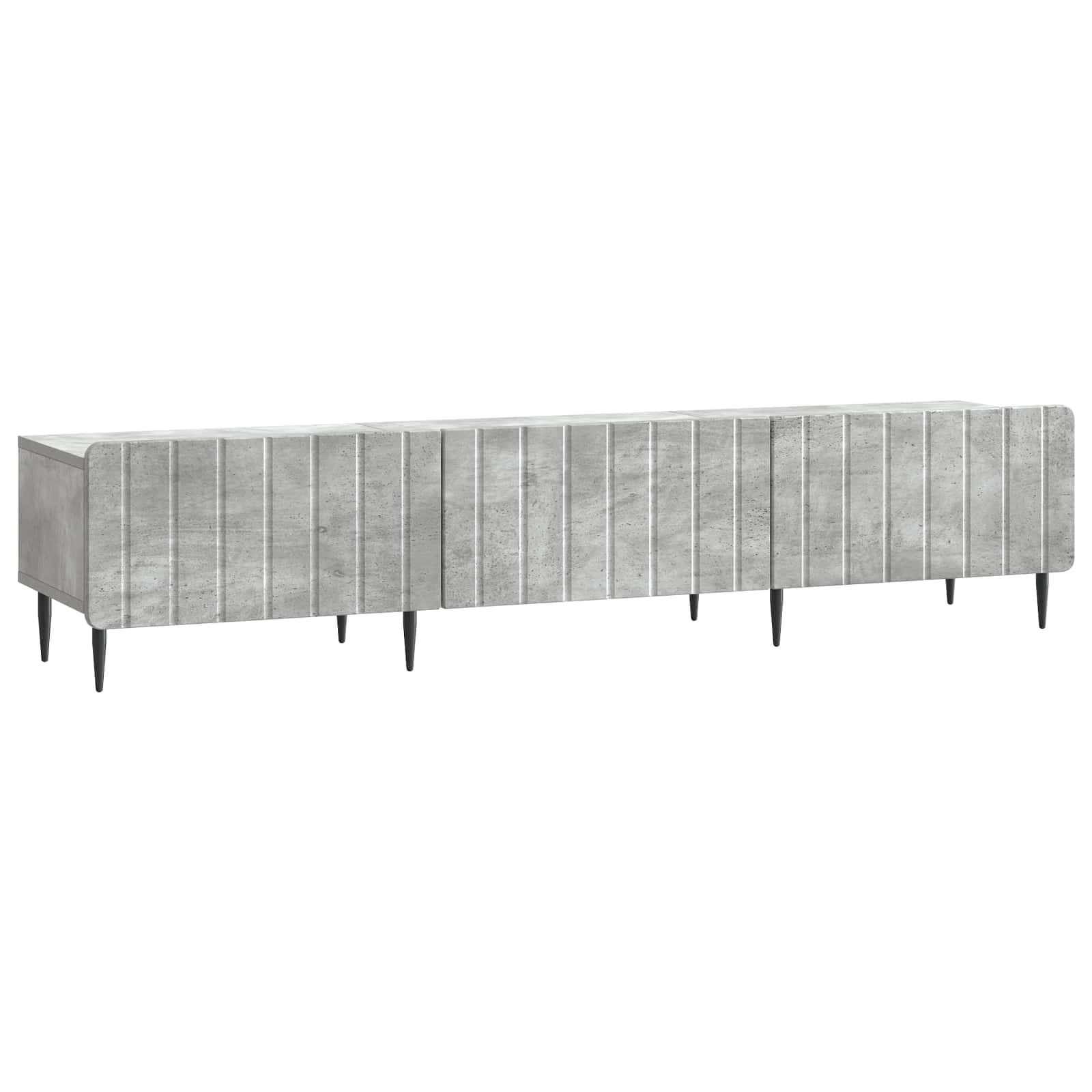 vidaXL TV-kast met lade Zwart 147 x 34,5 x 32 cm Bewerkt hout