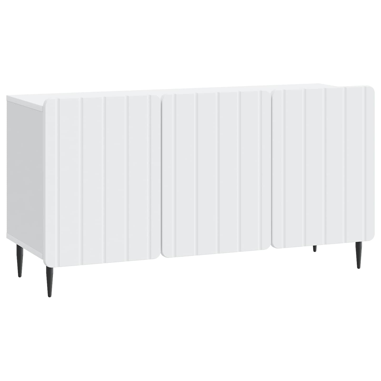 vidaXL TV-kast Zwart 99 x 34,5 x 52 cm Bewerkt hout