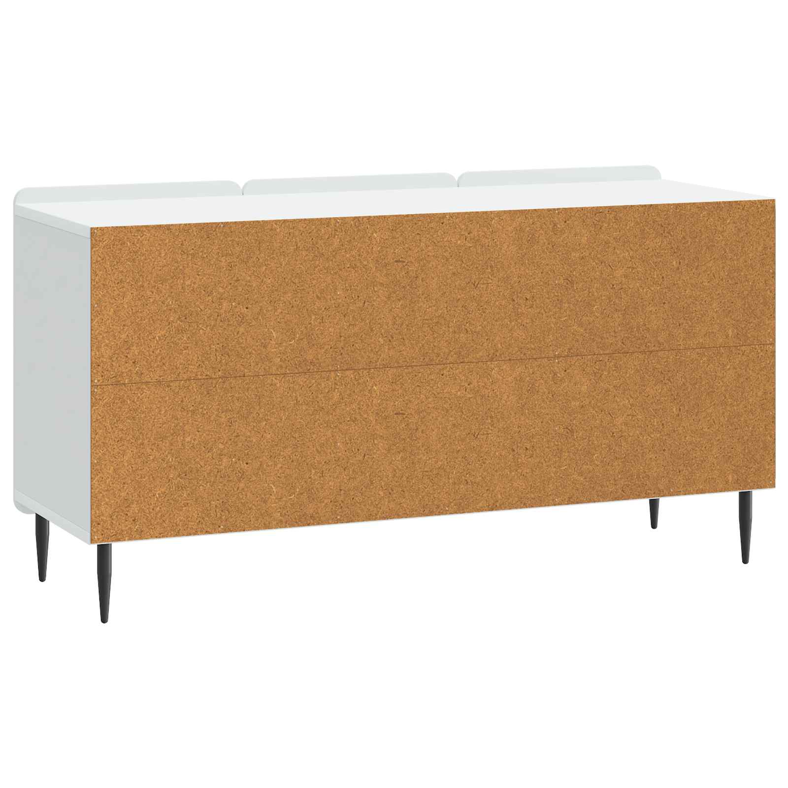 vidaXL TV-kast Zwart 99 x 34,5 x 52 cm Bewerkt hout