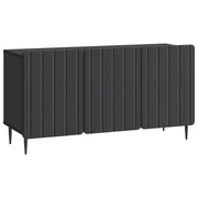 vidaXL TV-kast Zwart 99 x 34,5 x 52 cm Bewerkt hout