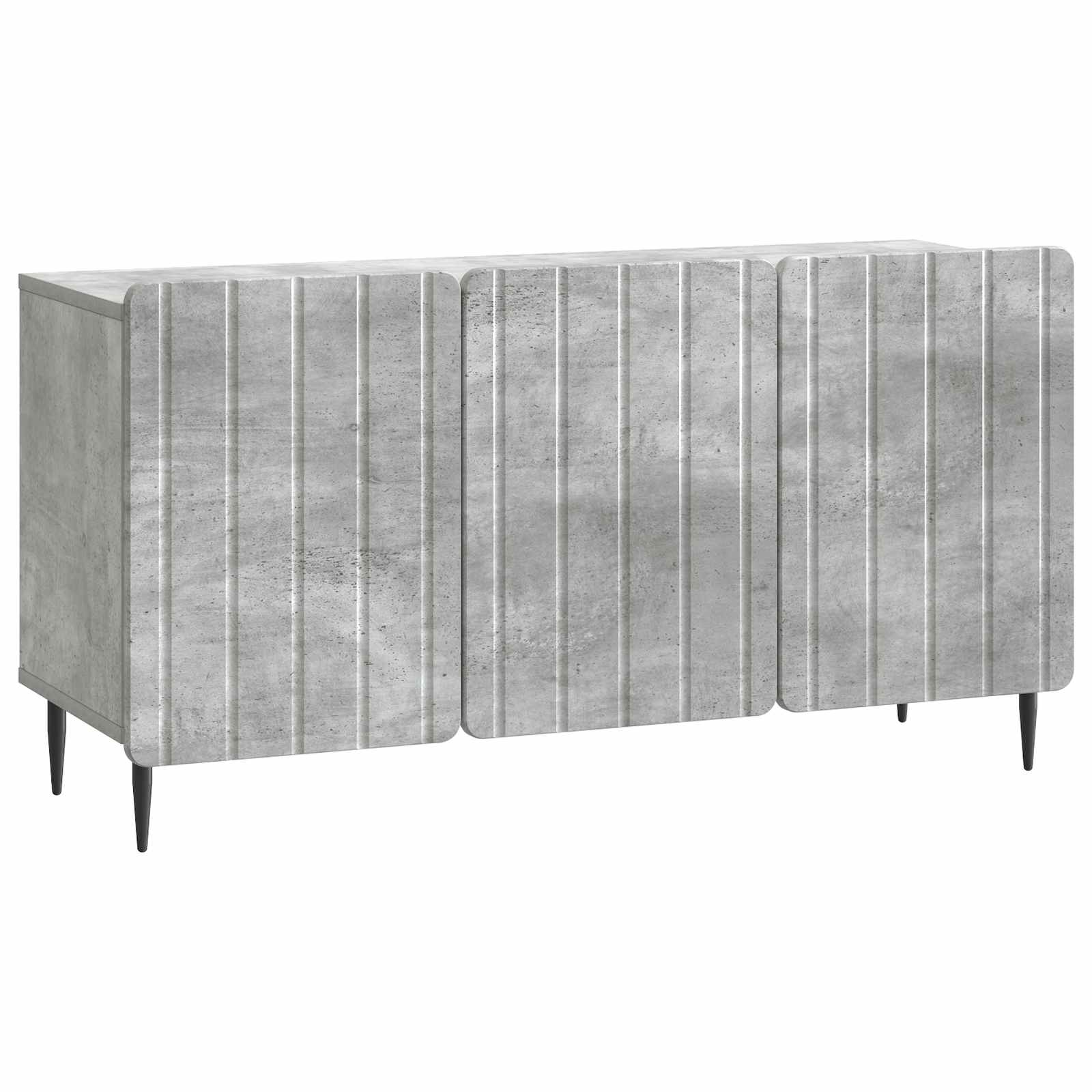 vidaXL TV-kast Zwart 99 x 34,5 x 52 cm Bewerkt hout
