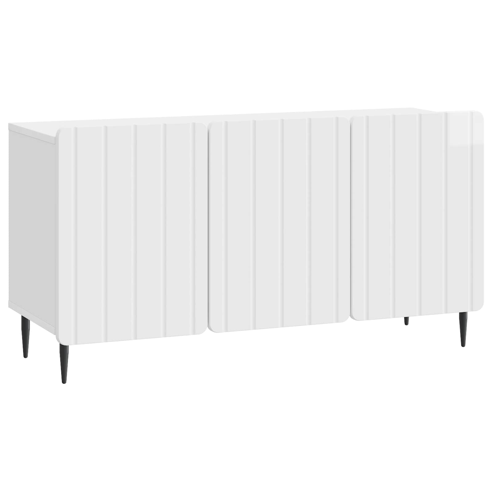 vidaXL TV-kast Zwart 99 x 34,5 x 52 cm Bewerkt hout