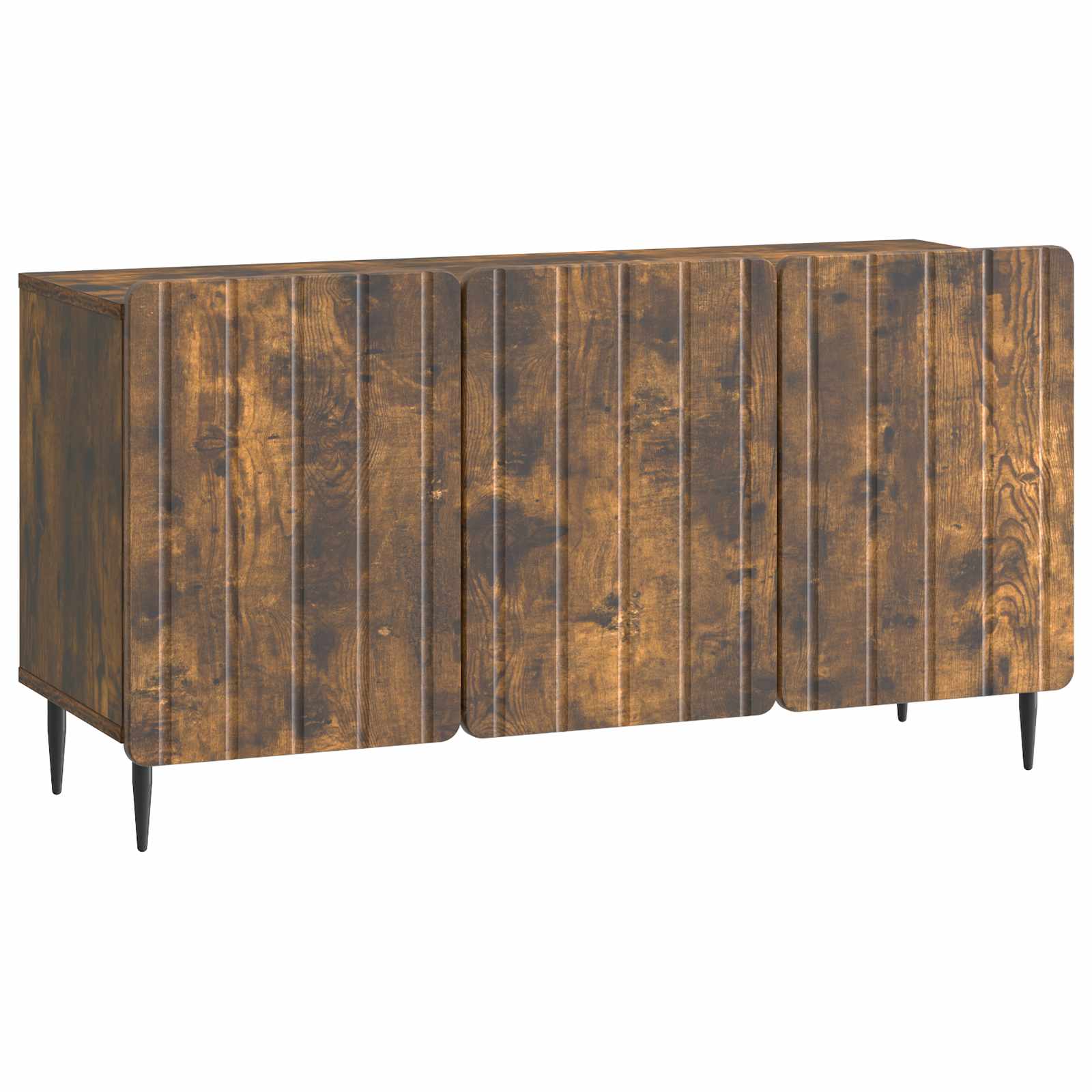 vidaXL TV-kast Zwart 99 x 34,5 x 52 cm Bewerkt hout