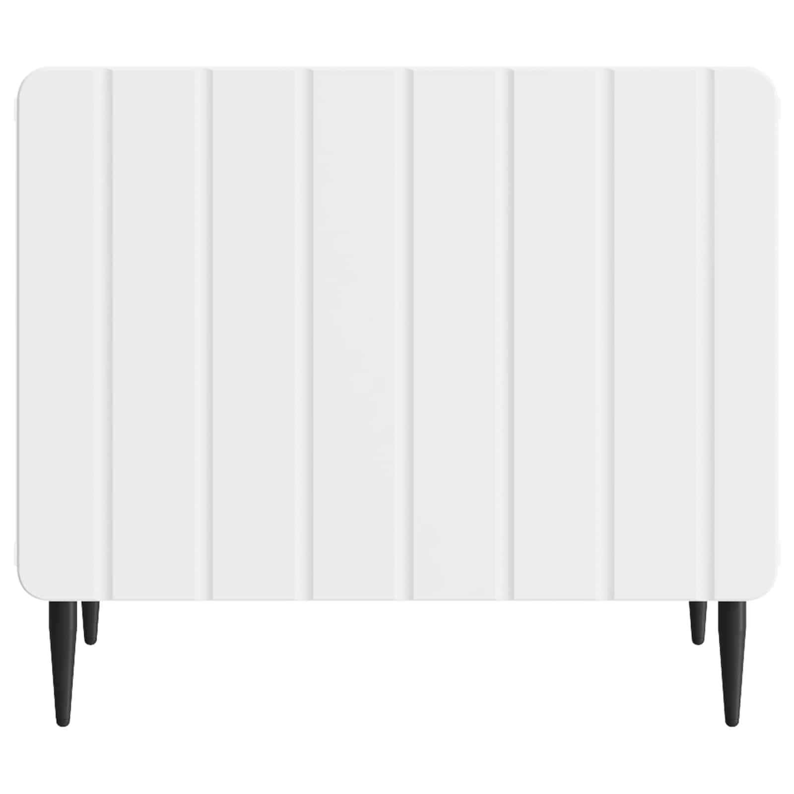 vidaXL Salontafel met lade Zwart 49 x 50 x 42 cm Bewerkt hout