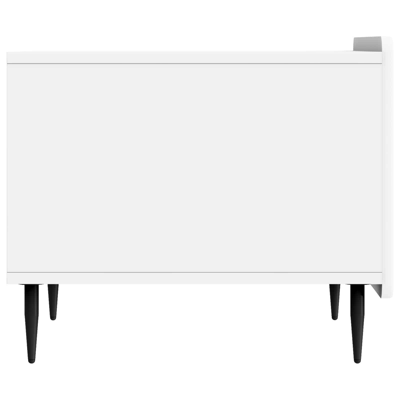 vidaXL Salontafel met lade Zwart 49 x 50 x 42 cm Bewerkt hout