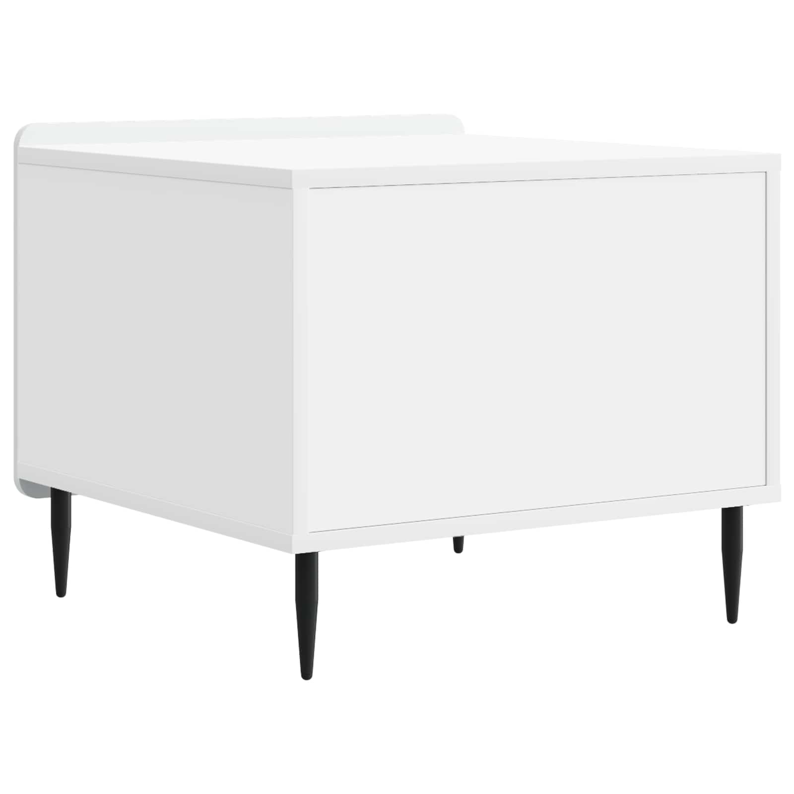 vidaXL Salontafel met lade Zwart 49 x 50 x 42 cm Bewerkt hout