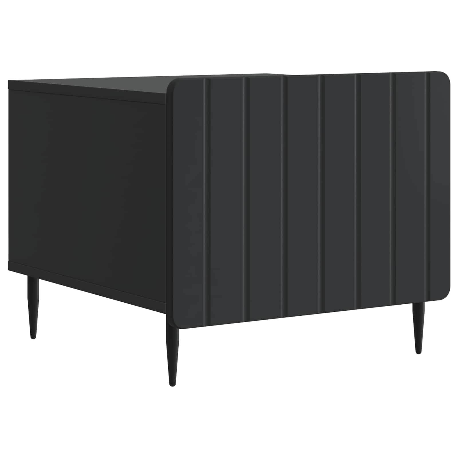 vidaXL Salontafel met lade Zwart 49 x 50 x 42 cm Bewerkt hout