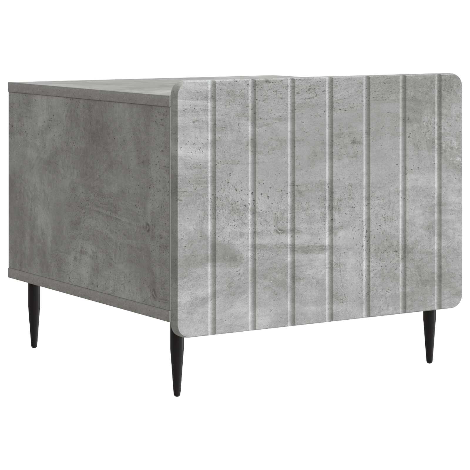 vidaXL Salontafel met lade Zwart 49 x 50 x 42 cm Bewerkt hout