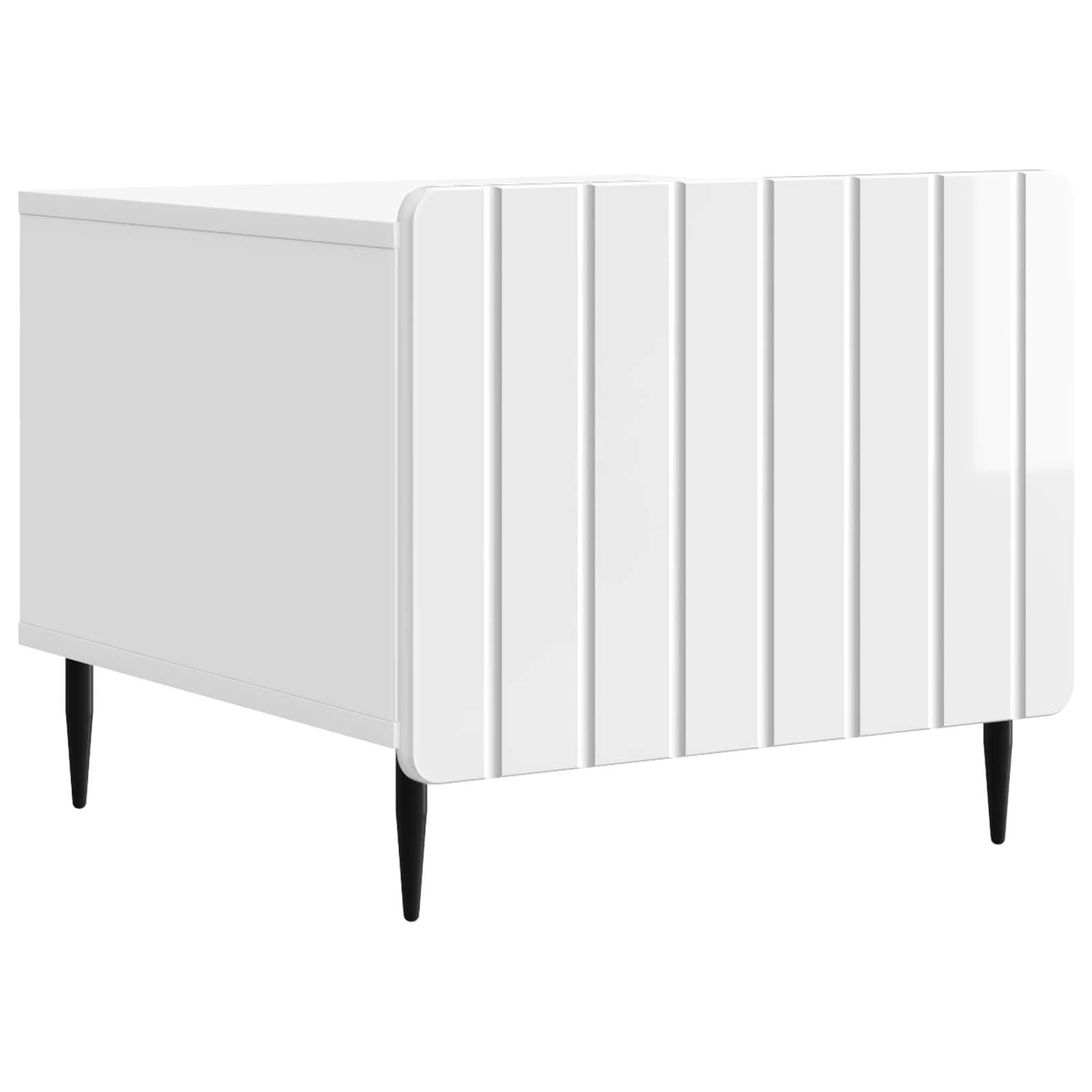 vidaXL Salontafel met lade Zwart 49 x 50 x 42 cm Bewerkt hout
