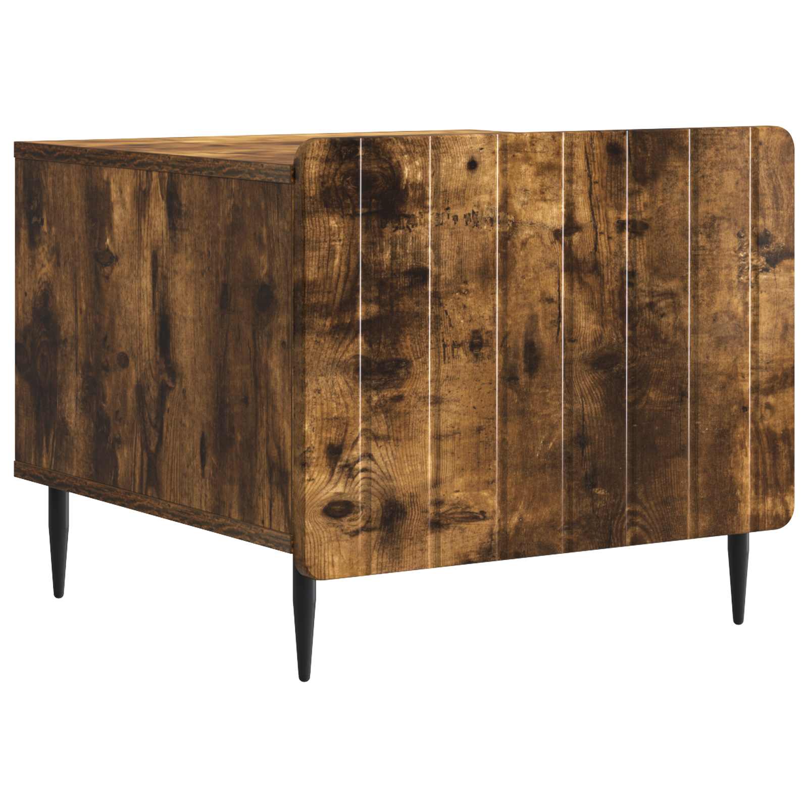 vidaXL Salontafel met lade Zwart 49 x 50 x 42 cm Bewerkt hout