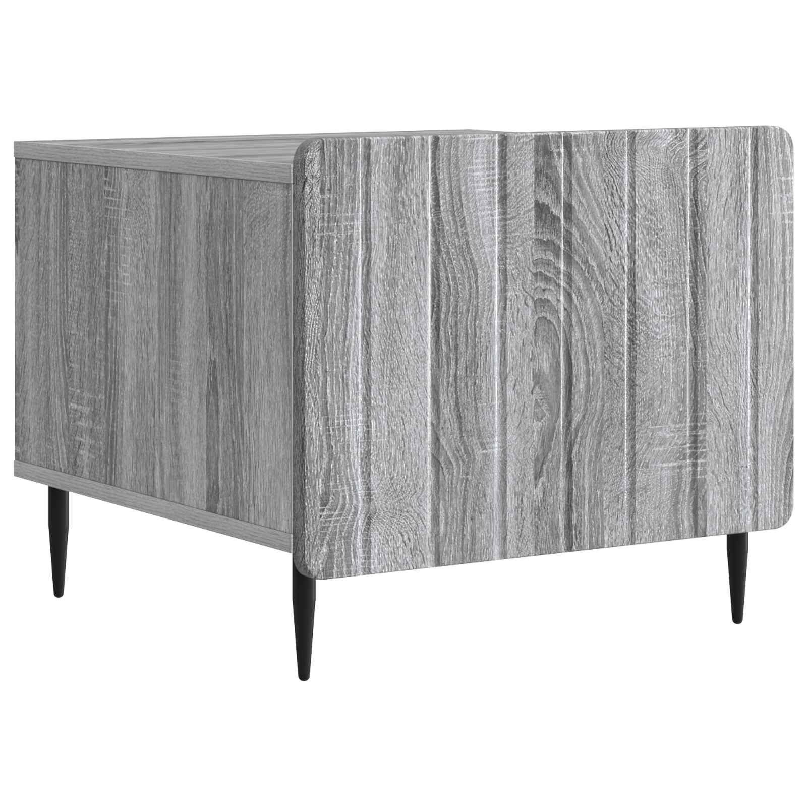 vidaXL Salontafel met lade Zwart 49 x 50 x 42 cm Bewerkt hout