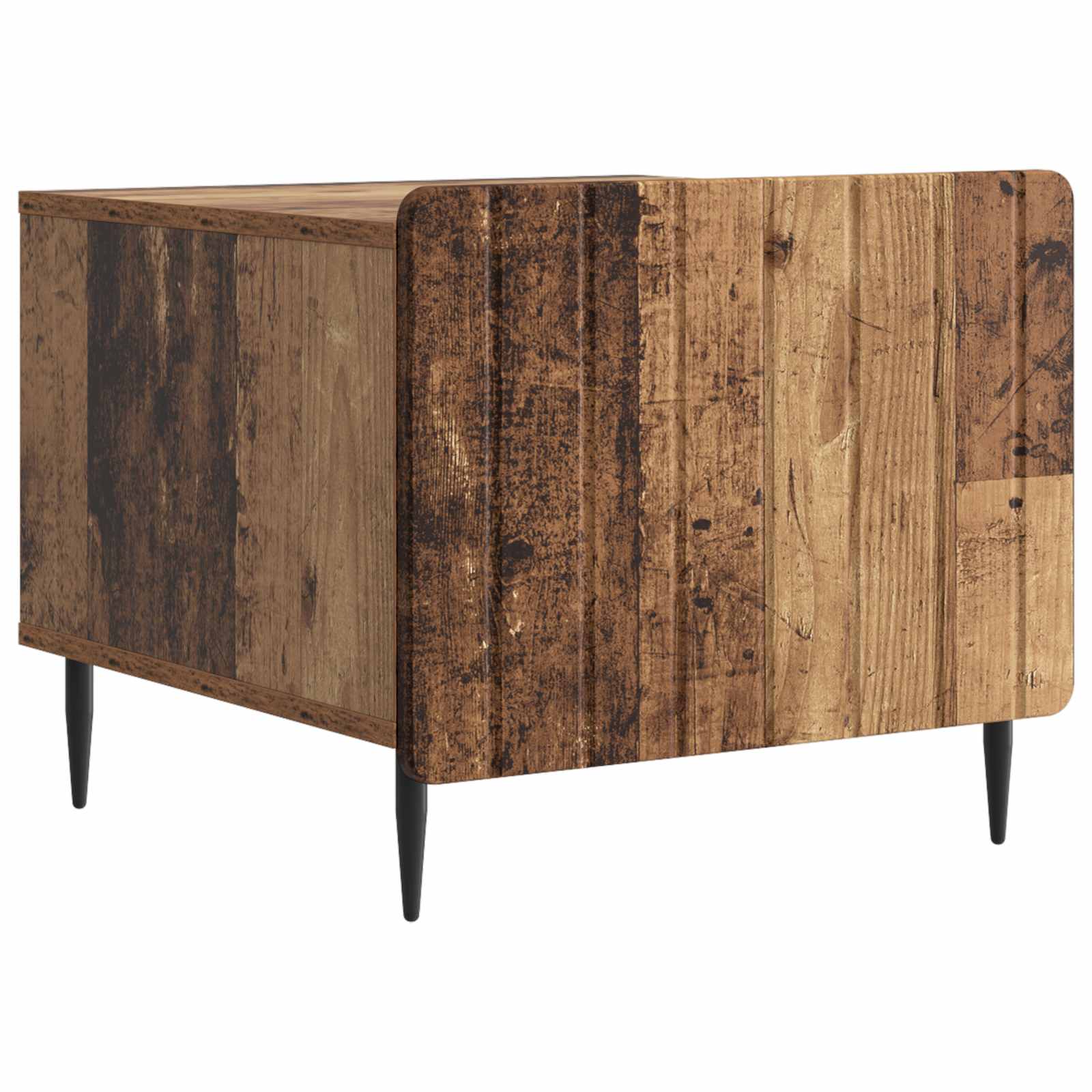 vidaXL Salontafel met lade Zwart 49 x 50 x 42 cm Bewerkt hout