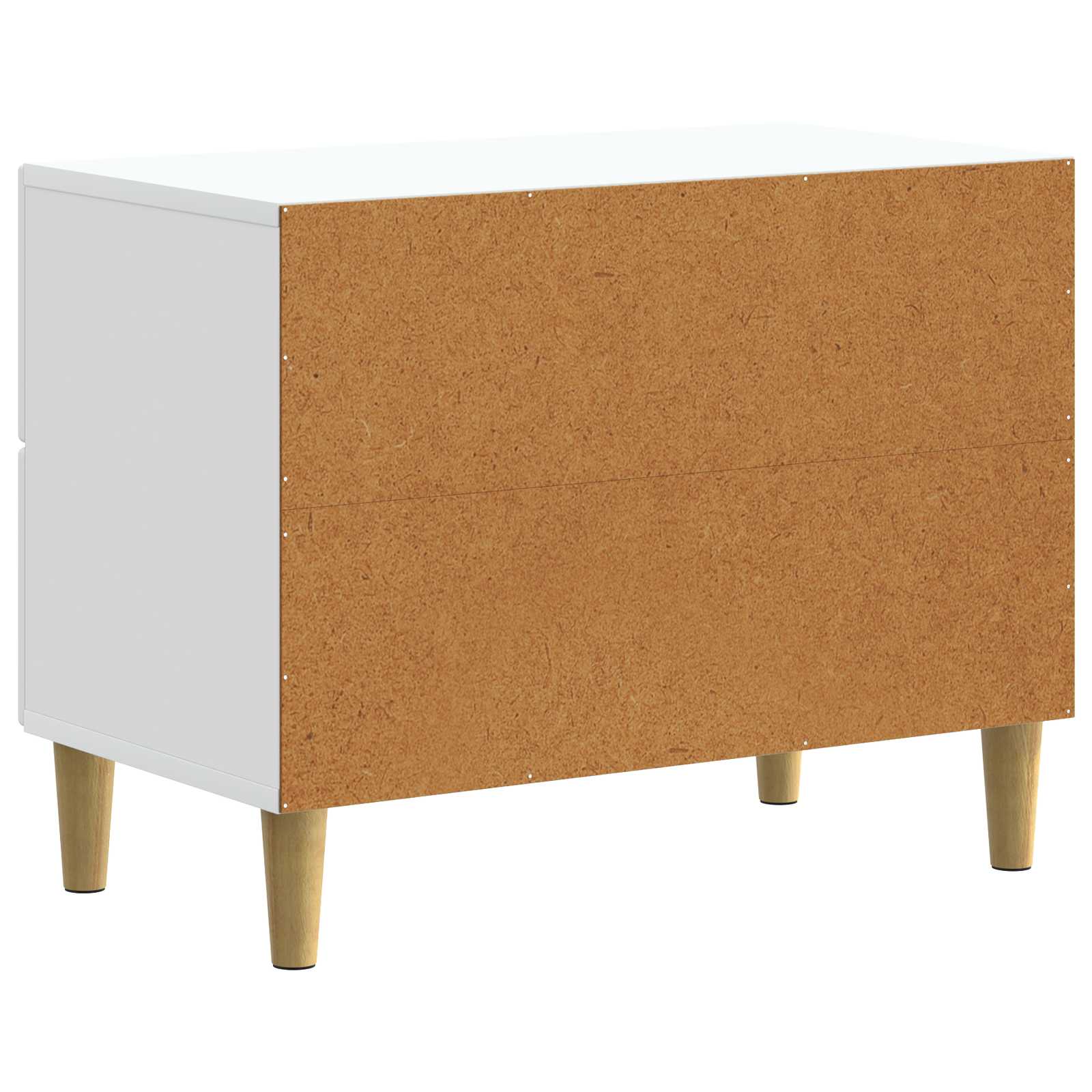 vidaXL Nachtkastje met lade Zwart 62 x 34,5 x 48 cm Bewerkt hout