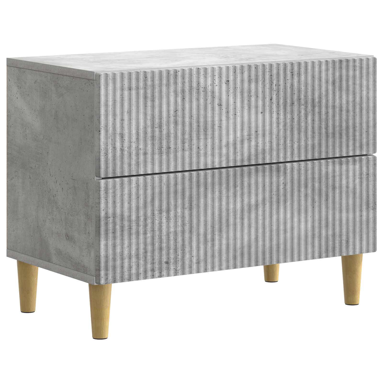 vidaXL Nachtkastje met lade Zwart 62 x 34,5 x 48 cm Bewerkt hout