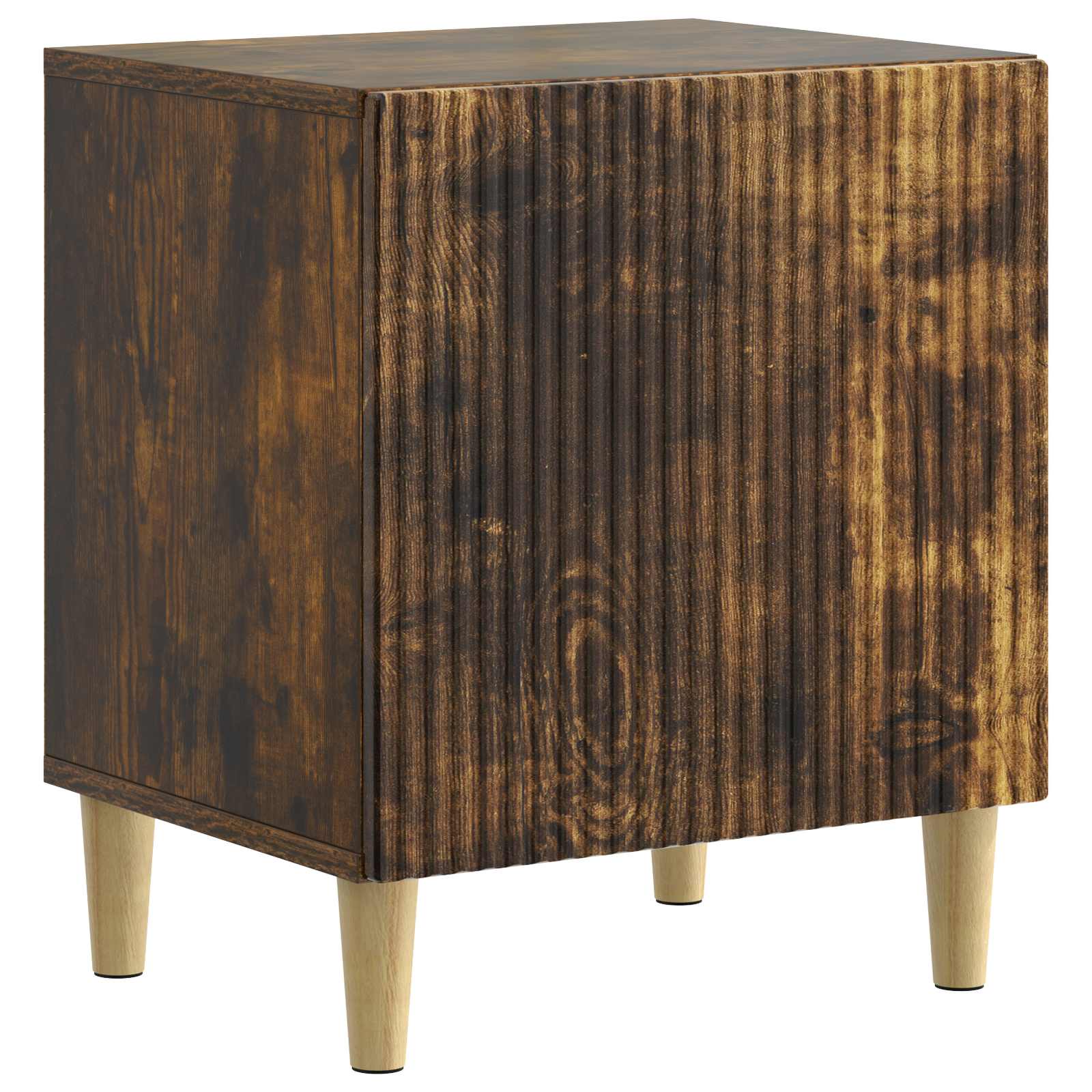 vidaXL Nachtkastje 2 pcs Wit 43 x 34,5 x 50 cm Bewerkt hout