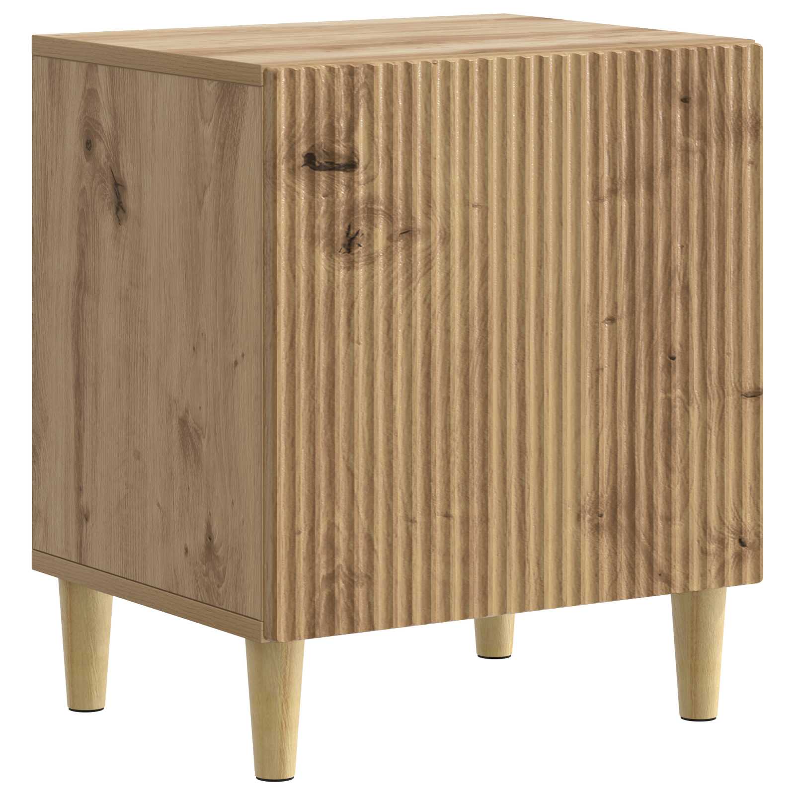 vidaXL Nachtkastje 2 pcs Wit 43 x 34,5 x 50 cm Bewerkt hout