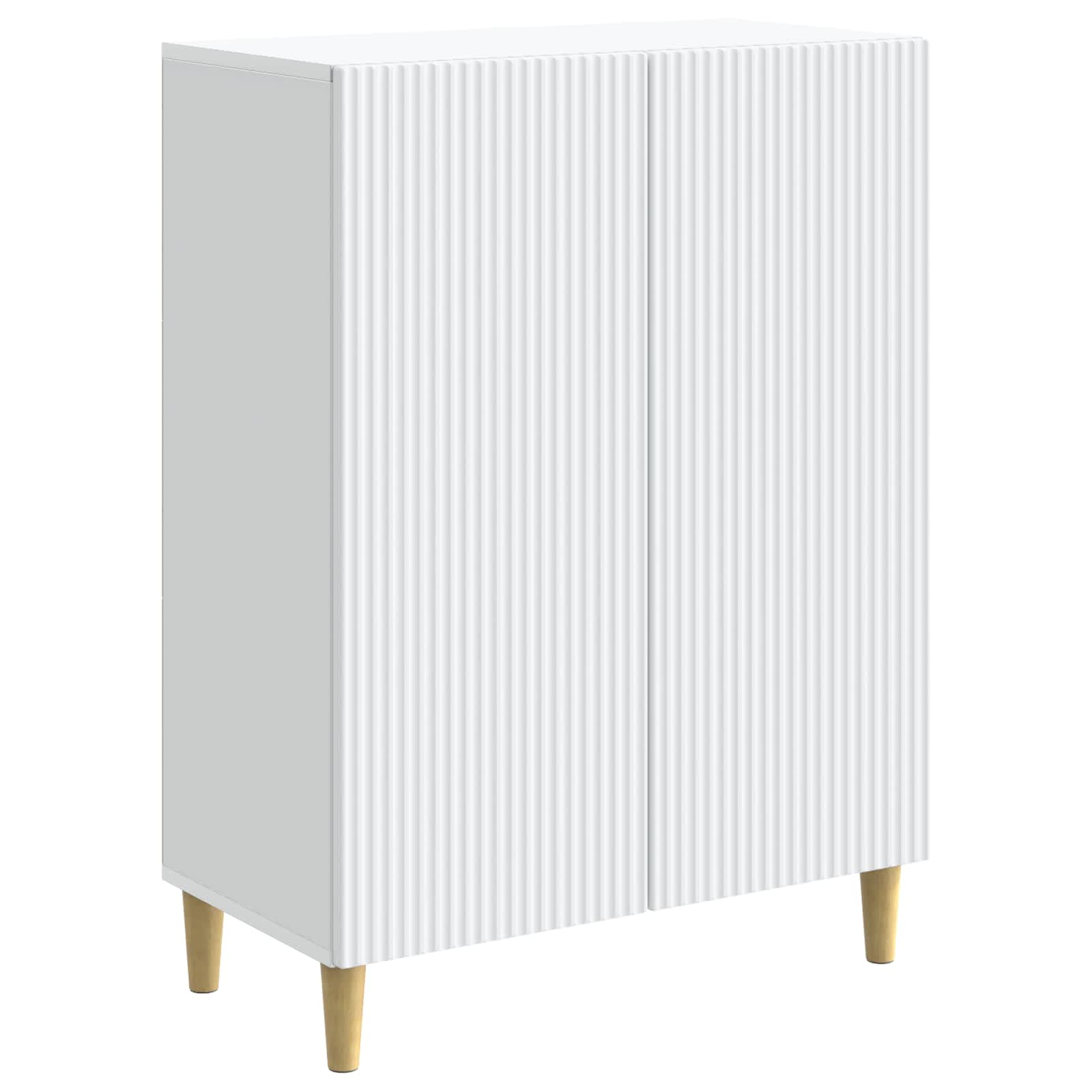 vidaXL Dressoir Zwart 66 x 34,5 x 90 cm Bewerkt hout