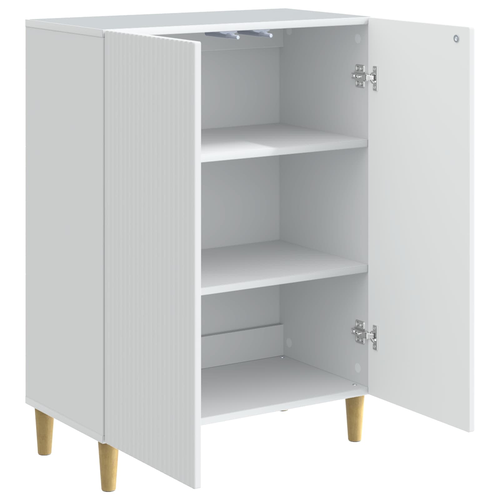 vidaXL Dressoir Zwart 66 x 34,5 x 90 cm Bewerkt hout