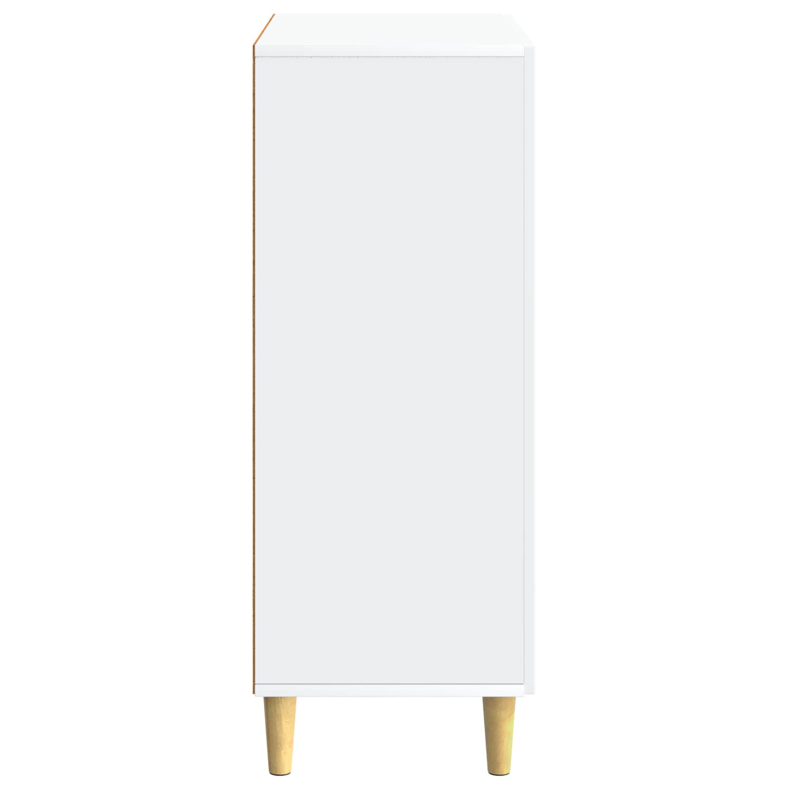 vidaXL Dressoir Zwart 66 x 34,5 x 90 cm Bewerkt hout