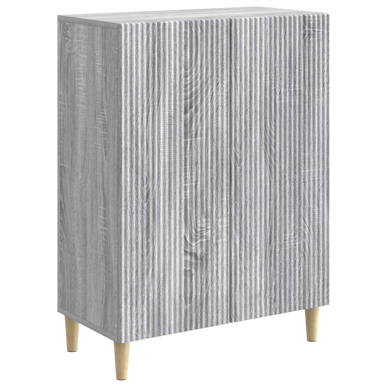 vidaXL Dressoir Zwart 66 x 34,5 x 90 cm Bewerkt hout