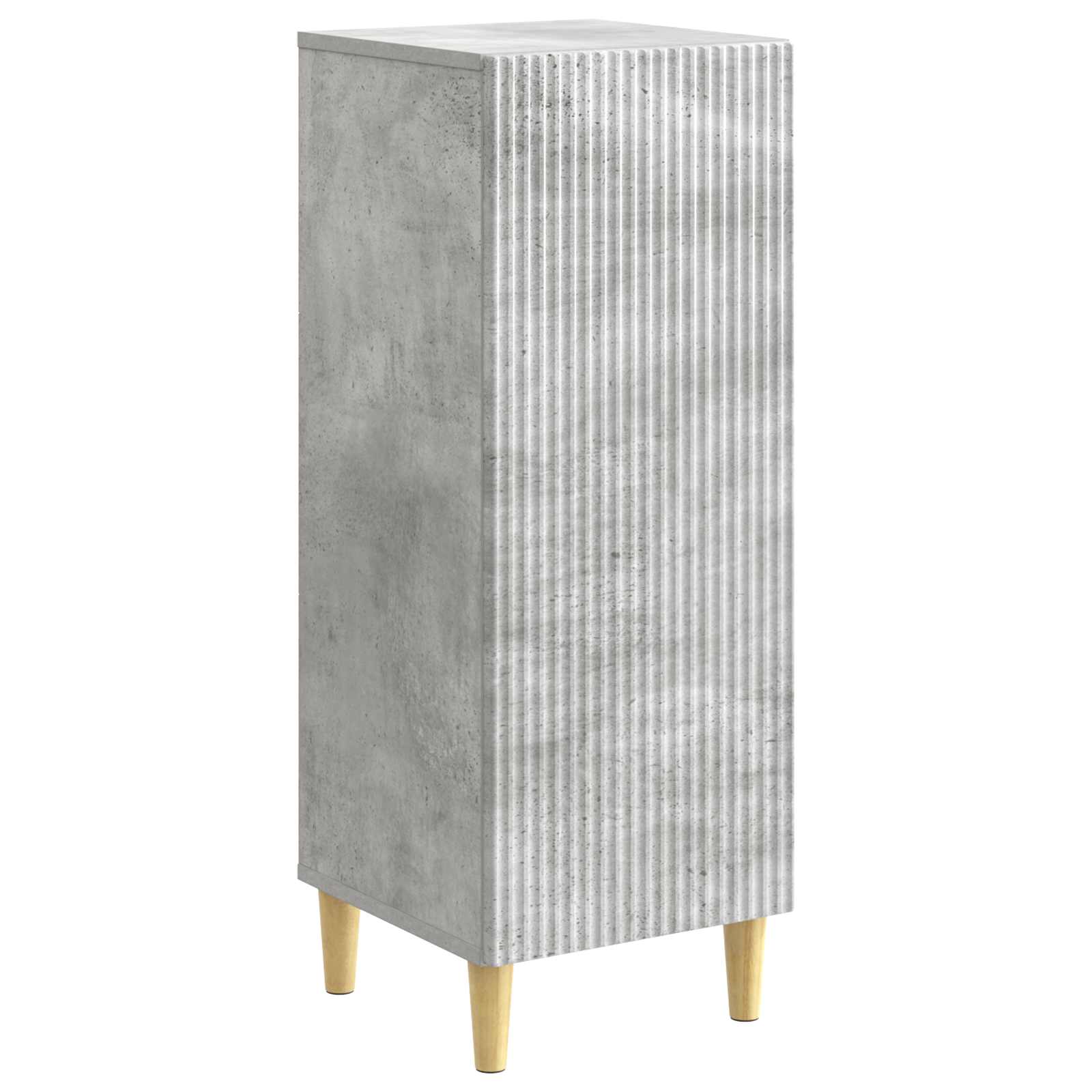 vidaXL Dressoir Zwart 33 x 34,5 x 90 cm Bewerkt hout