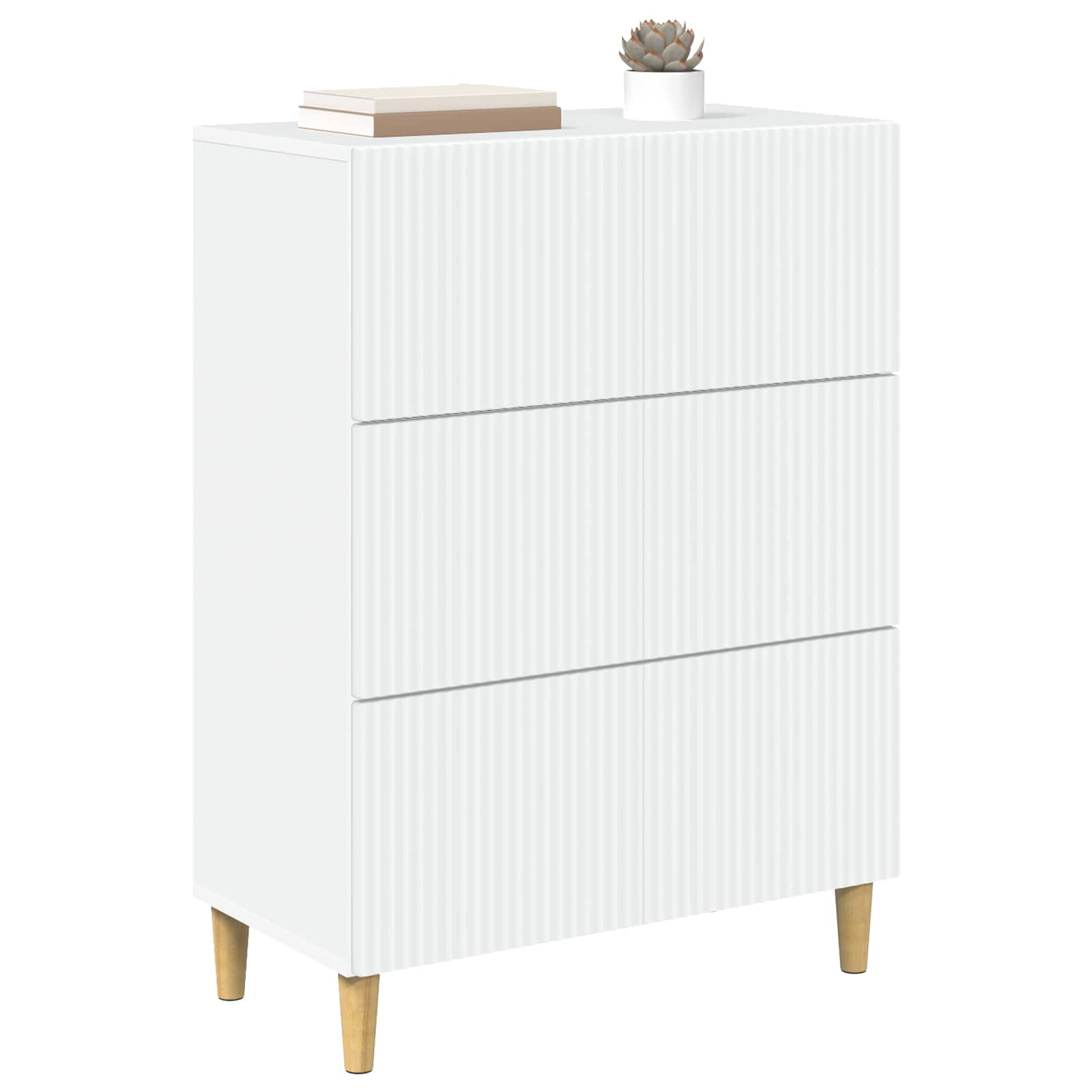 vidaXL Ladenkast Zwart 66 x 34,5 x 90 cm Bewerkt hout