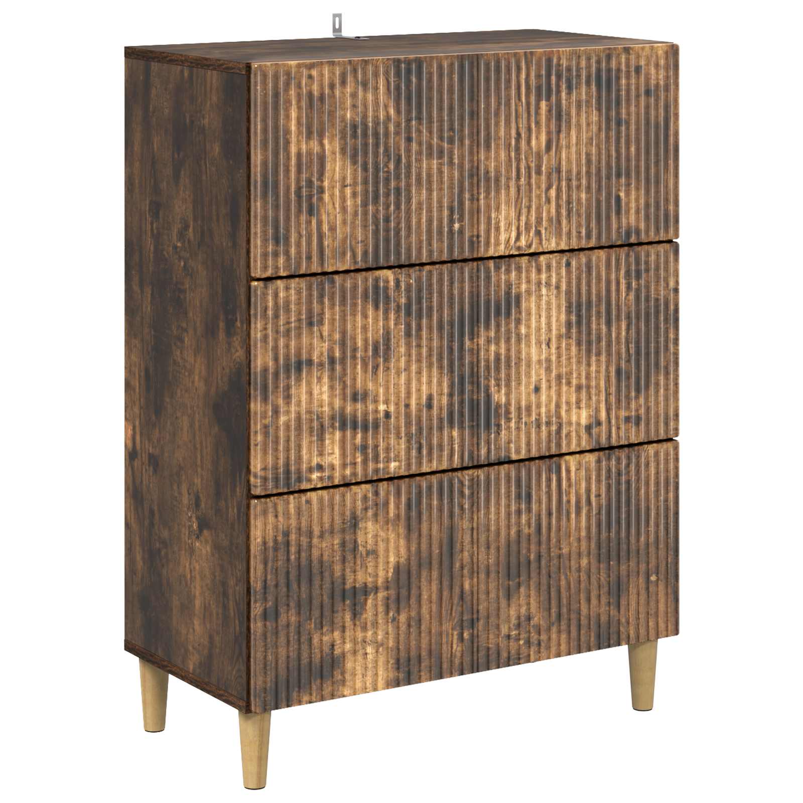 vidaXL Ladenkast Zwart 66 x 34,5 x 90 cm Bewerkt hout