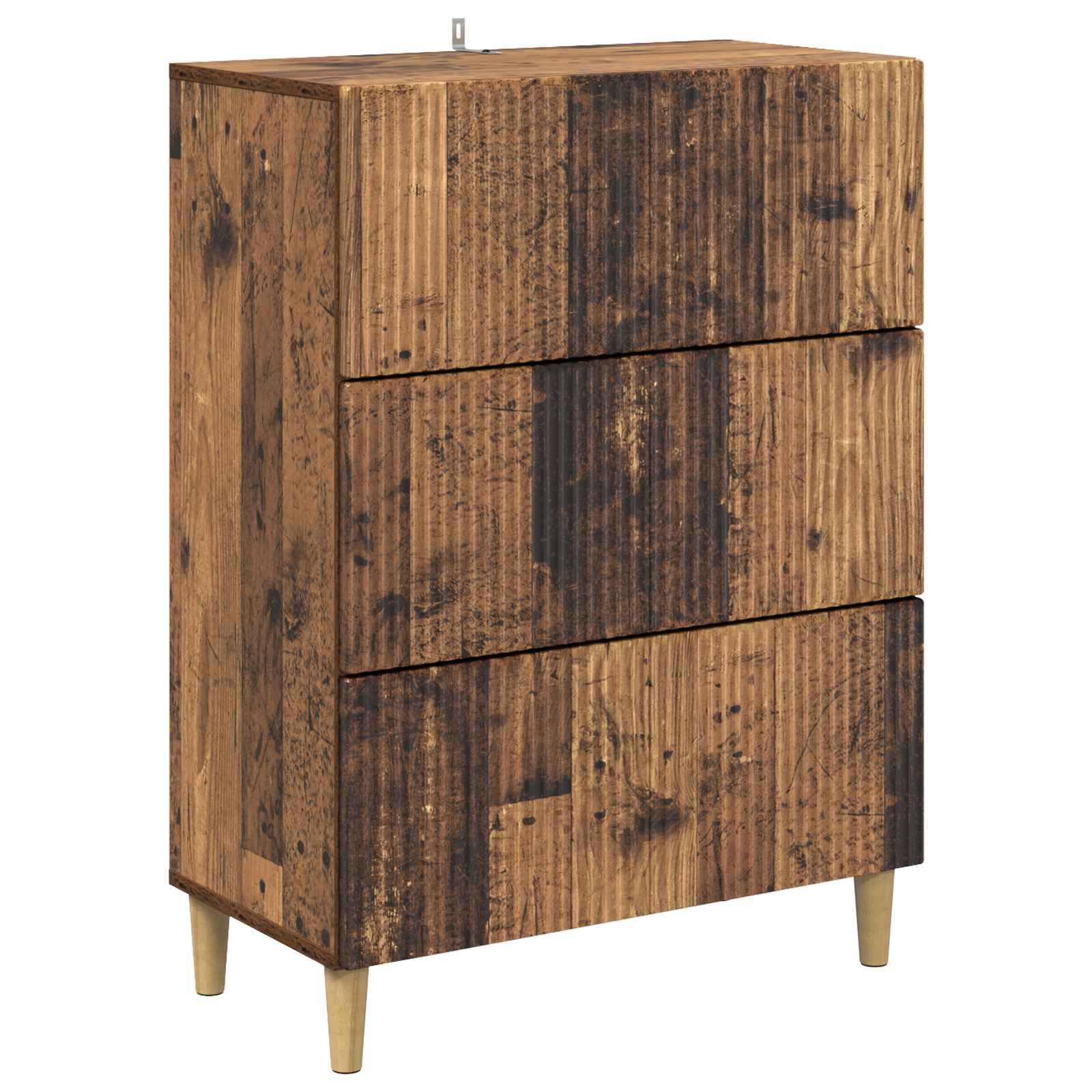 vidaXL Ladenkast Zwart 66 x 34,5 x 90 cm Bewerkt hout