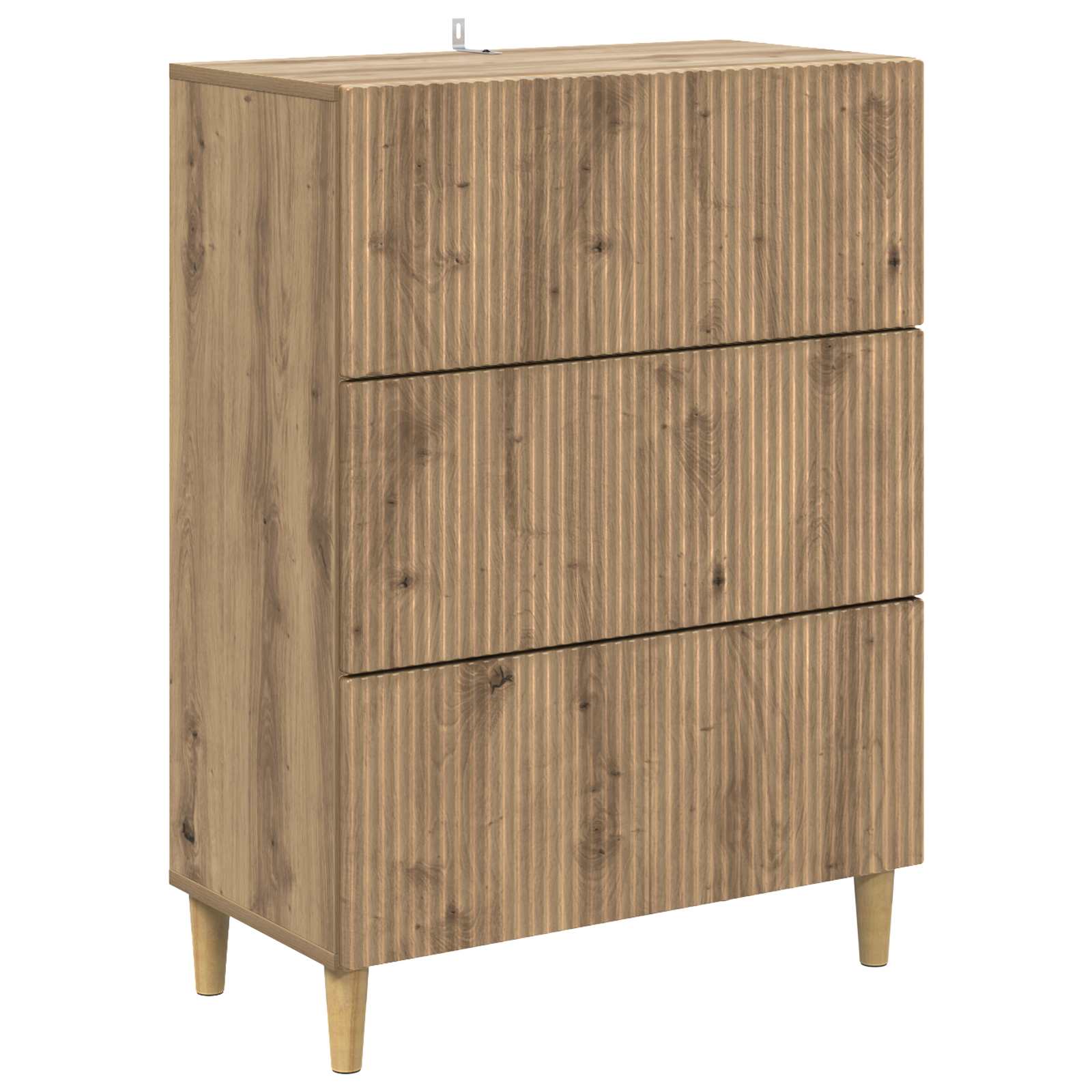 vidaXL Ladenkast Zwart 66 x 34,5 x 90 cm Bewerkt hout