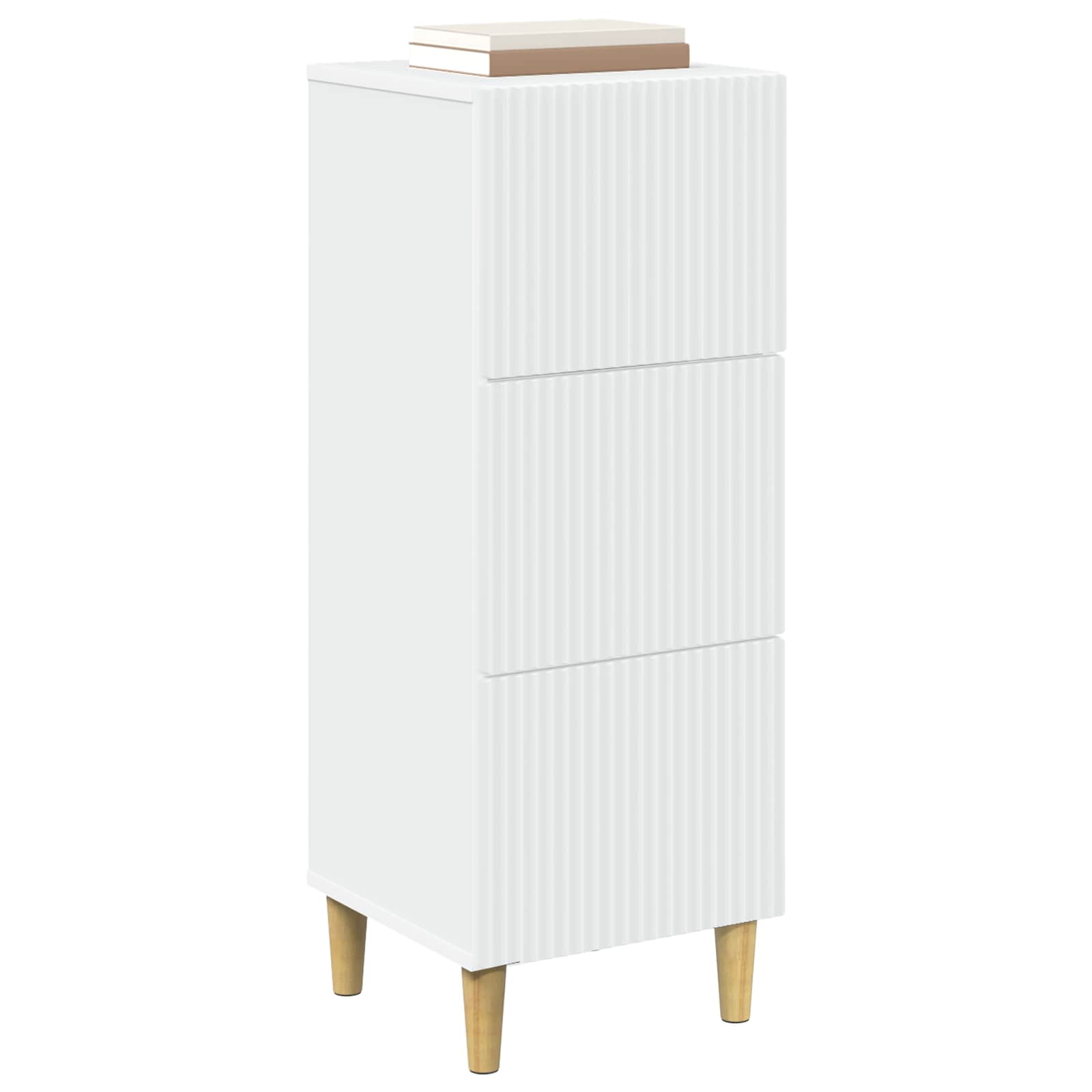 vidaXL Ladenkast Zwart 33 x 34,5 x 90 cm Bewerkt hout