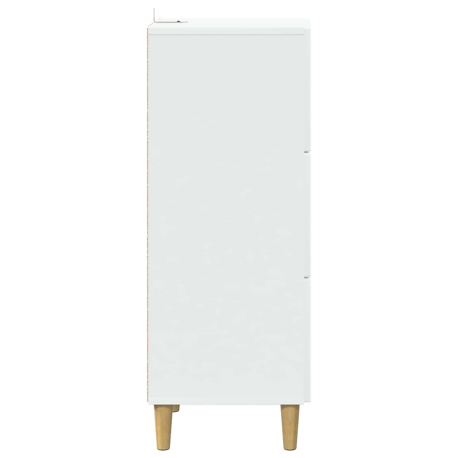 vidaXL Ladenkast Zwart 33 x 34,5 x 90 cm Bewerkt hout