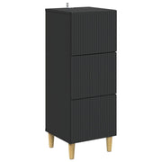 vidaXL Ladenkast Zwart 33 x 34,5 x 90 cm Bewerkt hout