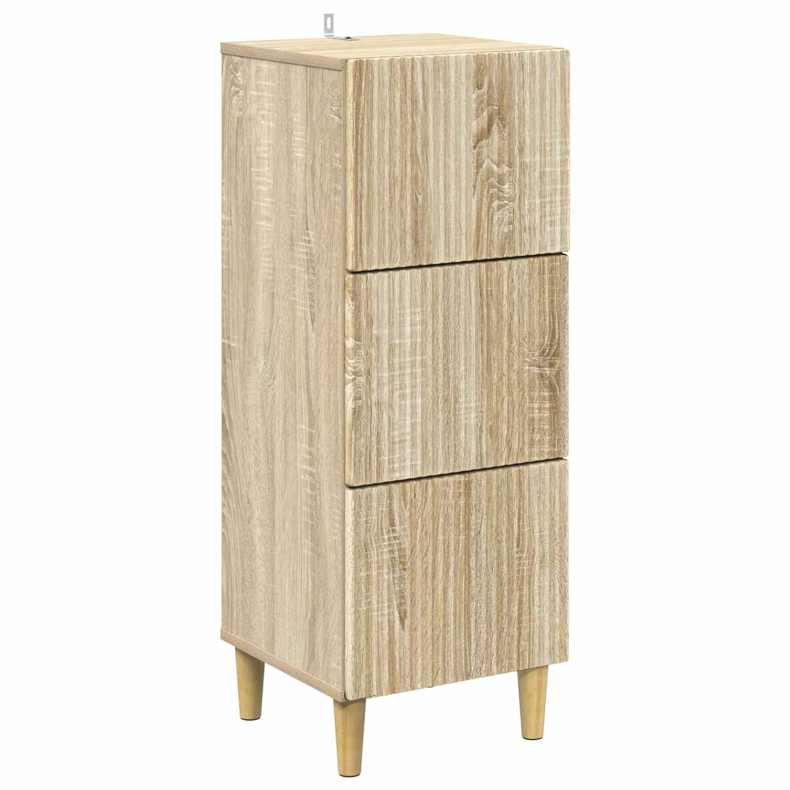 vidaXL Ladenkast Zwart 33 x 34,5 x 90 cm Bewerkt hout